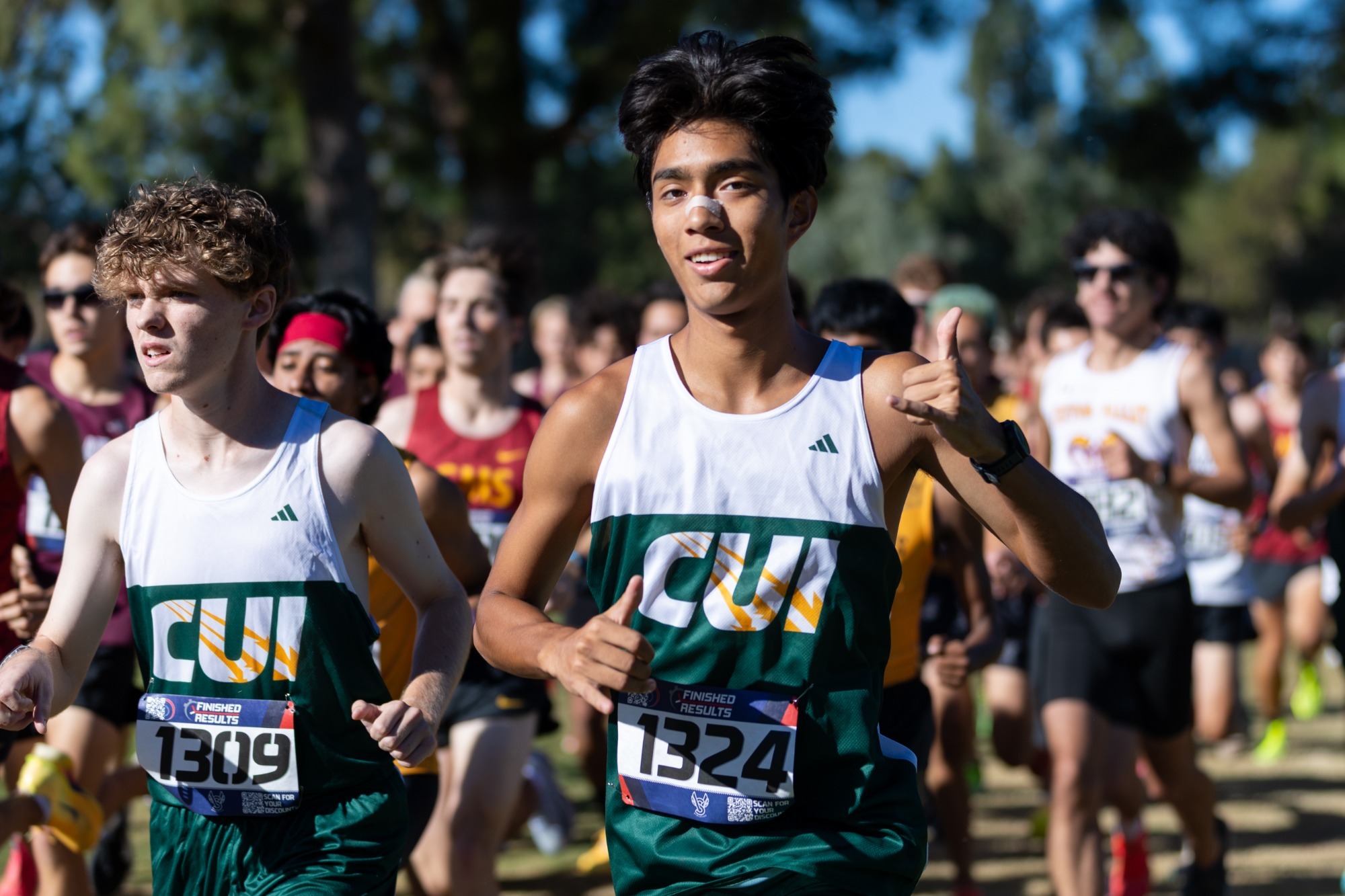 Gavin Crocker and Julio Vega of CUI MXC Thumbs Up at 2026 Coyote Challenge