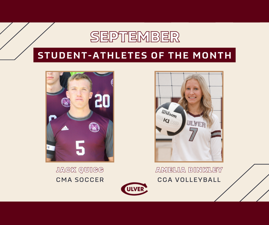 September Student-Athletes of the Month
