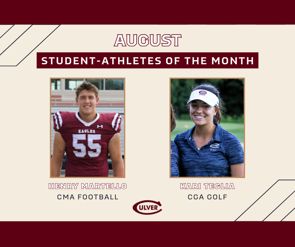 August 2023 Student-Athletes of the Month