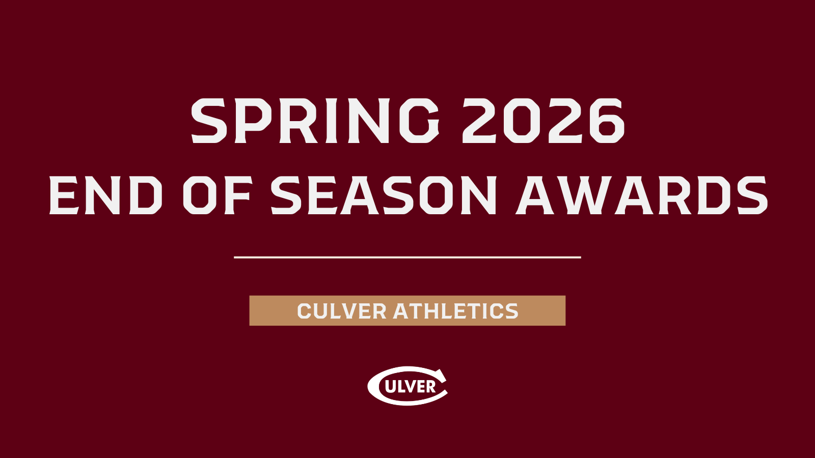 Spring 2026 EOS awards