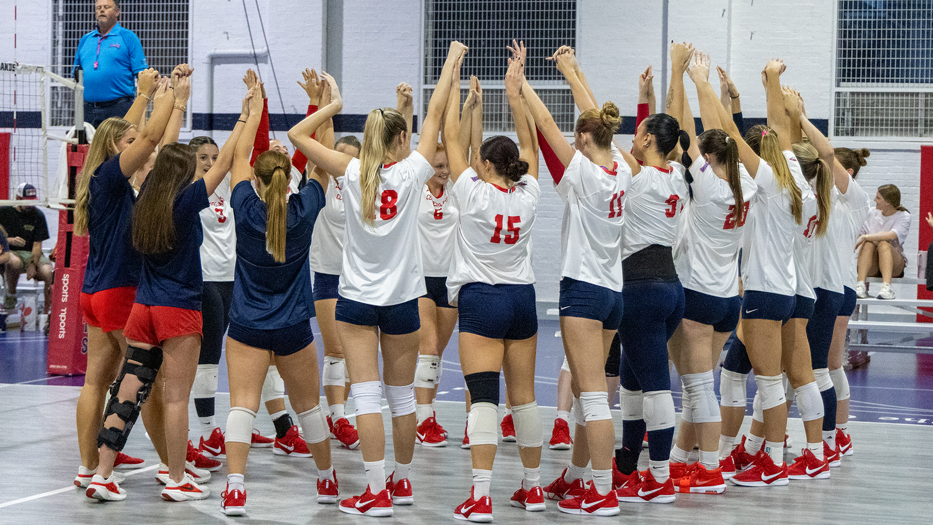 VB Team Huddle