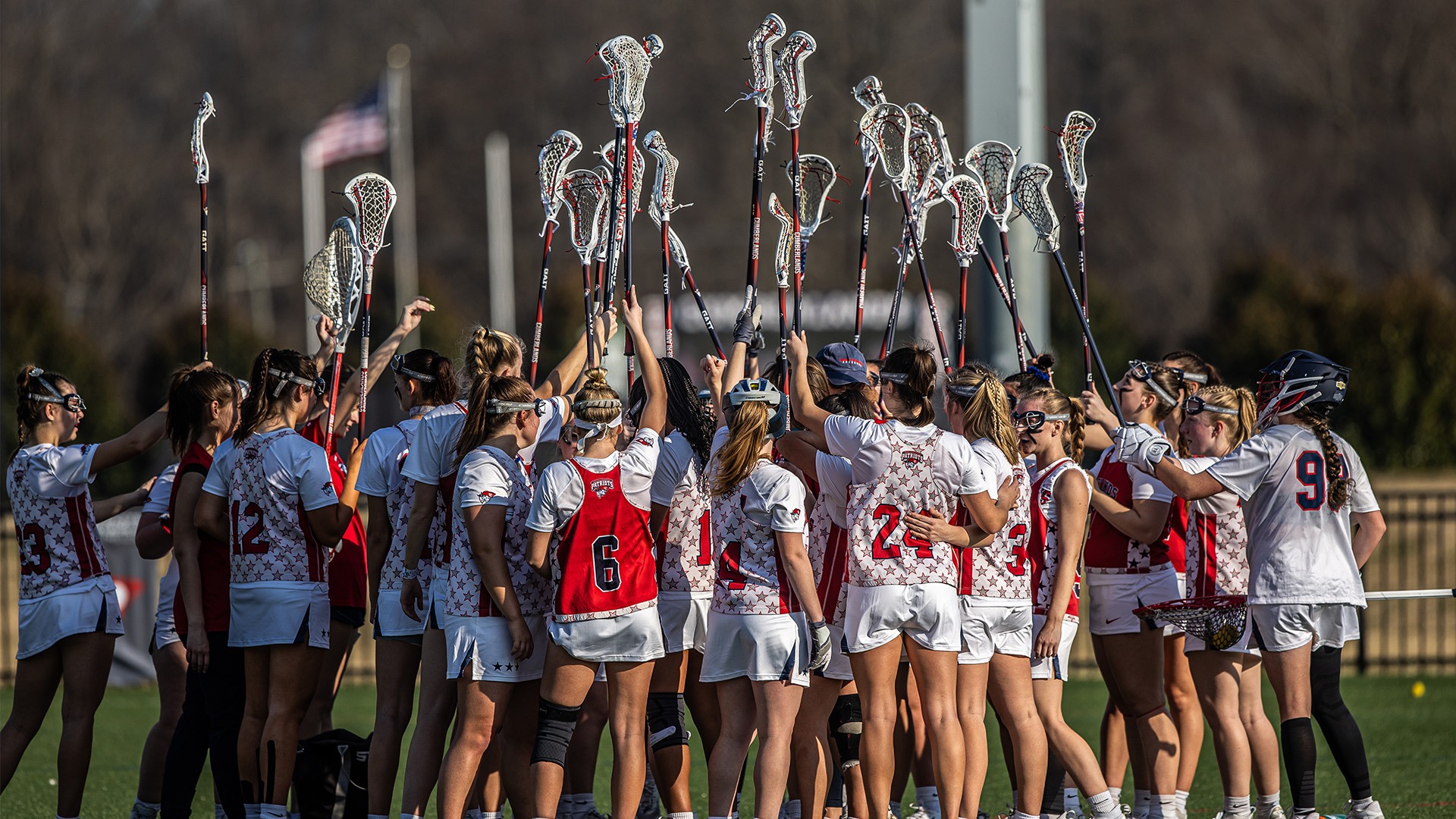 Patriots Wlax Team Huddle
