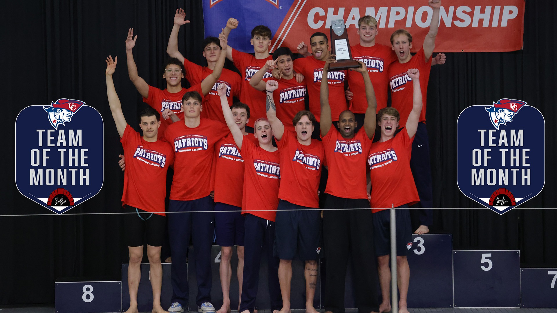 March Team of the Month - Men's Swimming