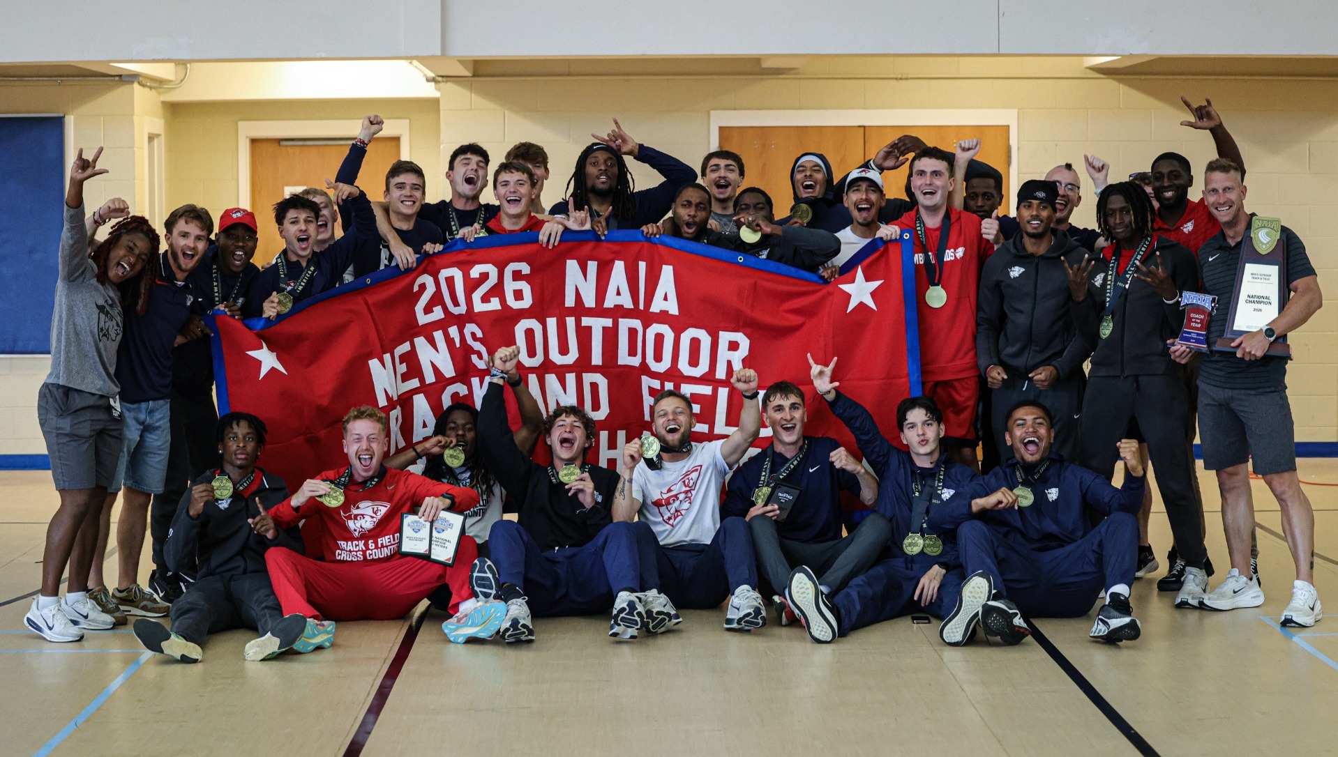 NAIA Red Banner