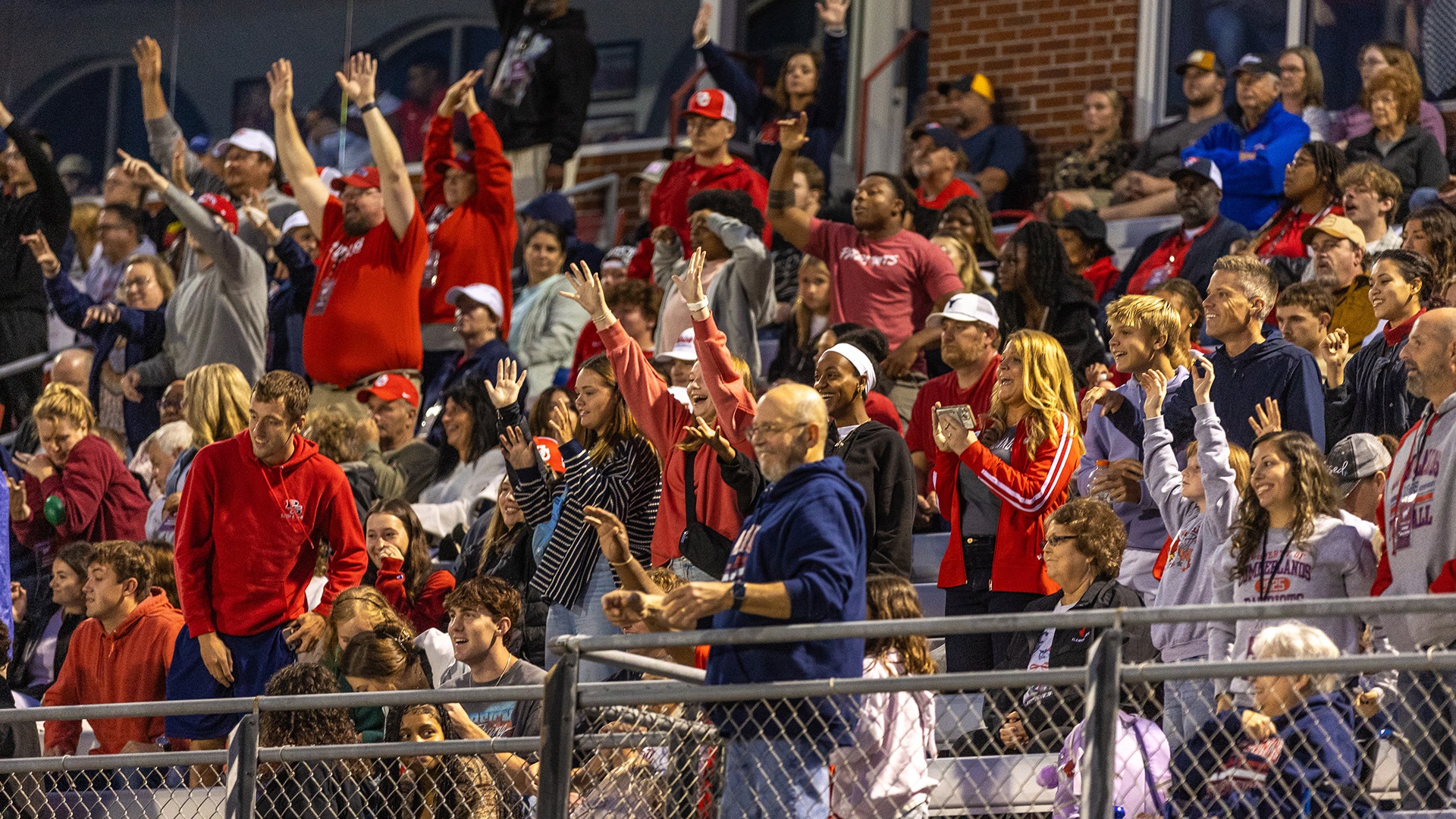 Football Fans cheering at the games