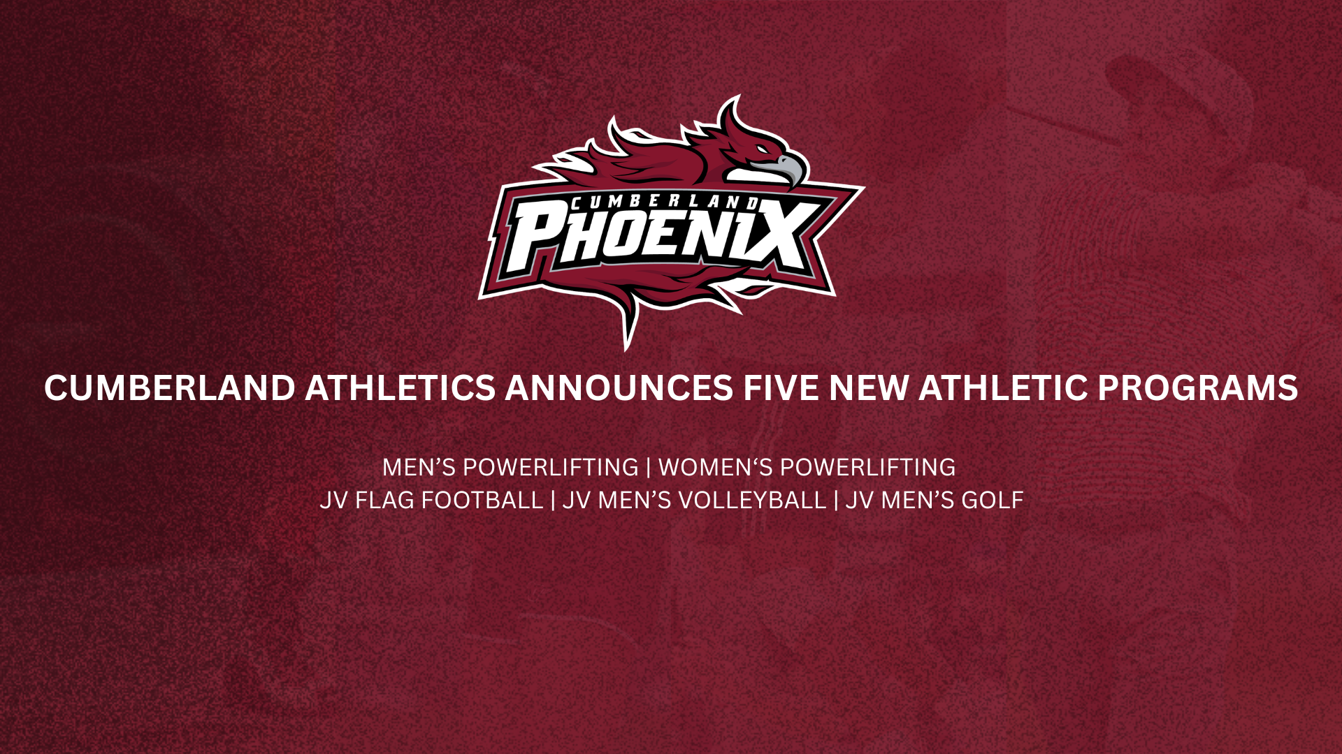 CU Announces Five New Sports