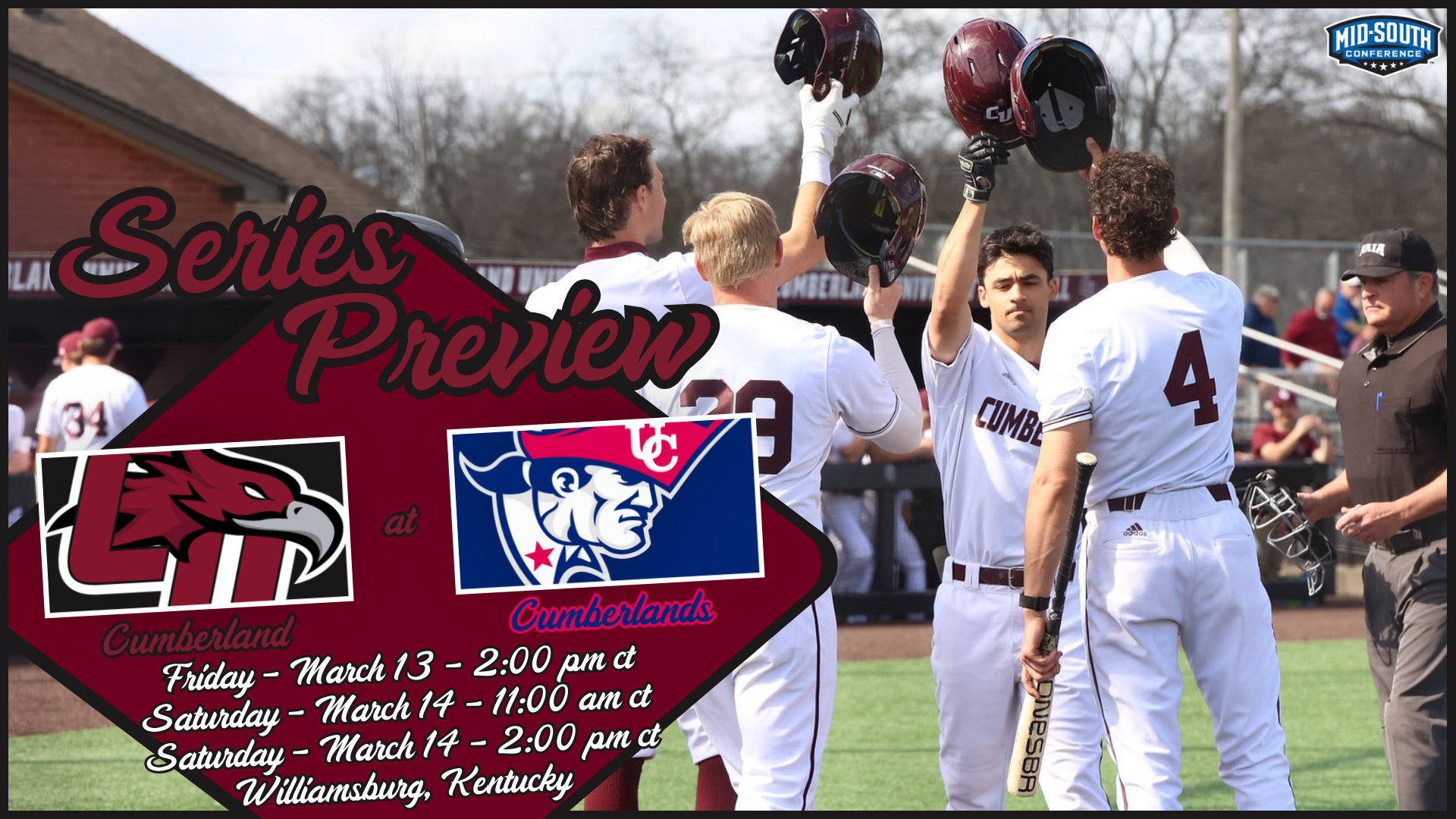 Baseball Series Preview - Cumberlands