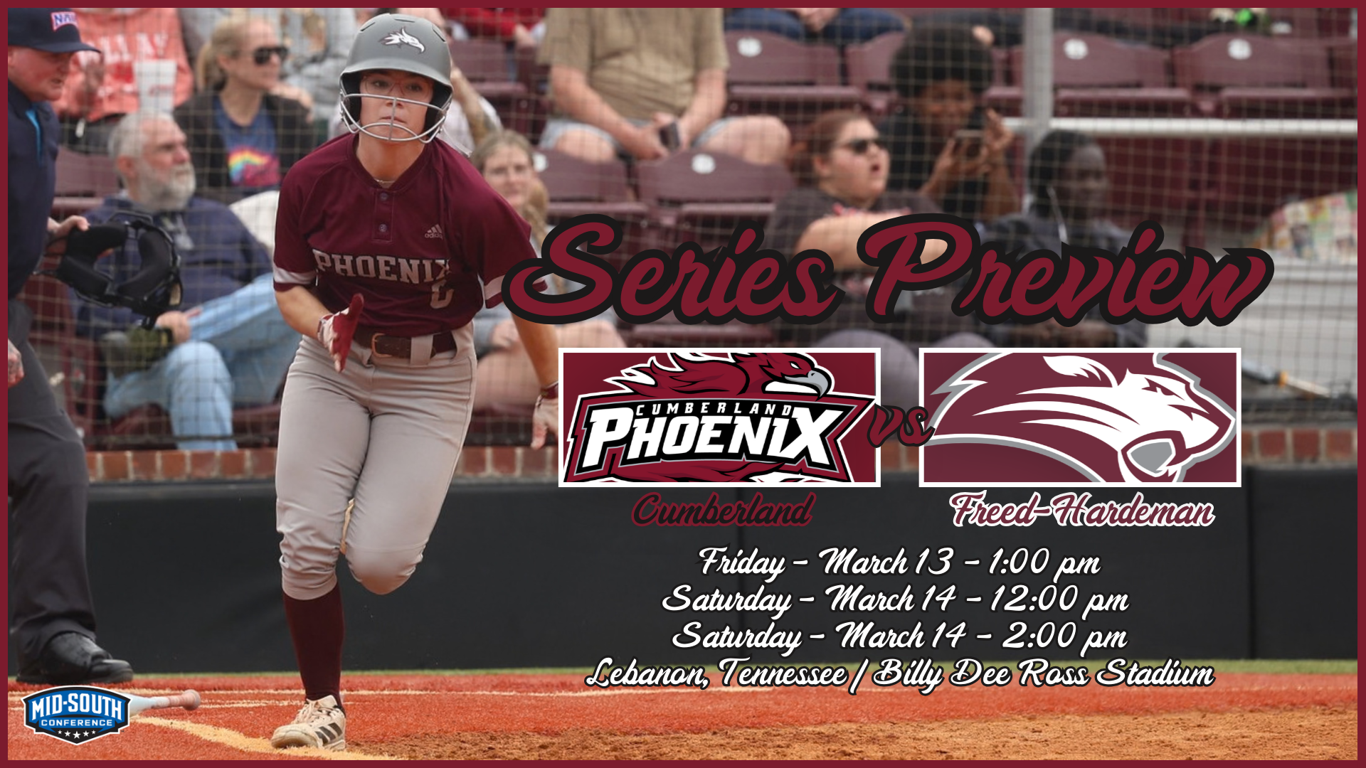 Softball Series Preview - Freed