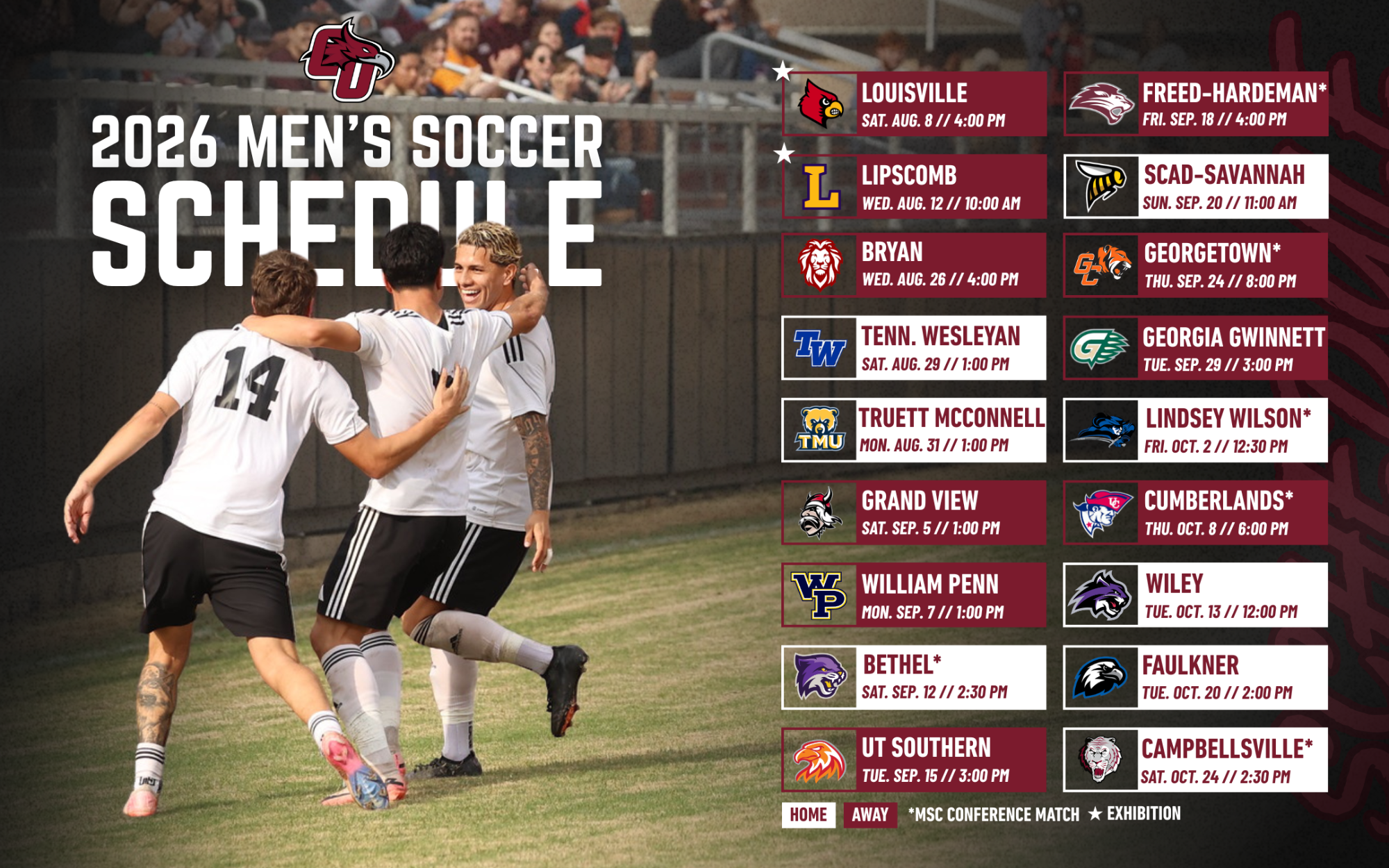 26 msoc schedule edits