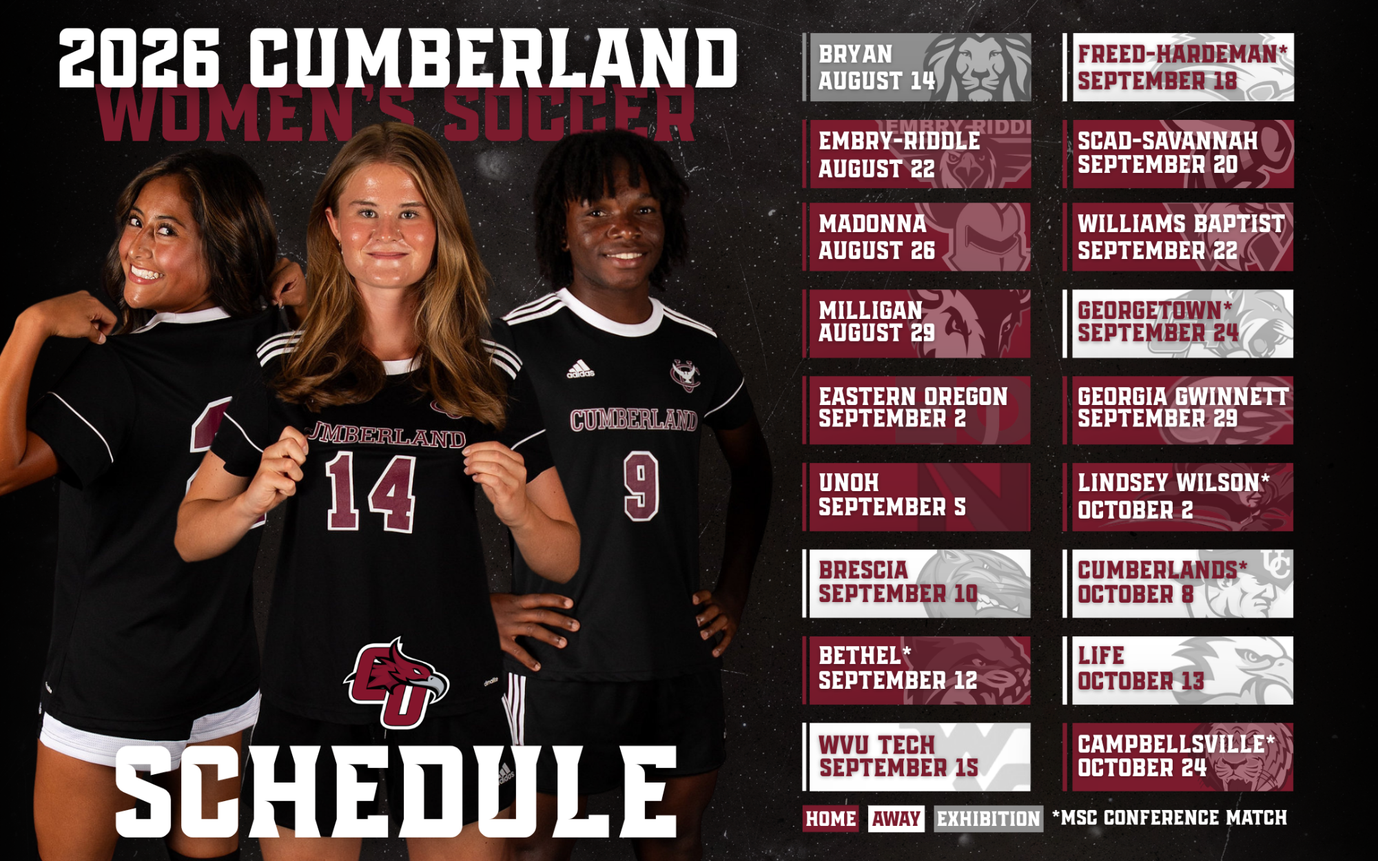 Womens Soccer Schedule