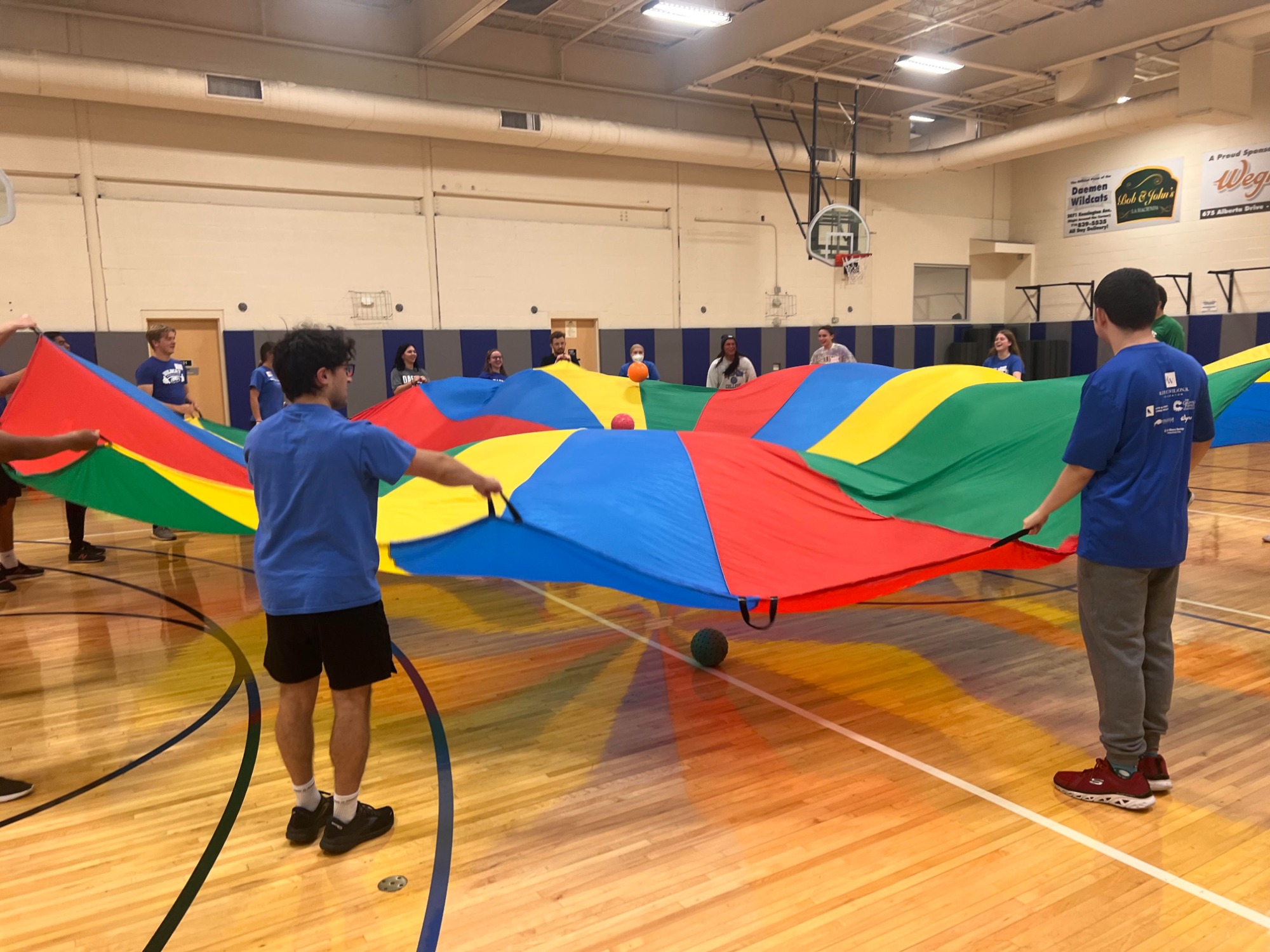 CAUSE parachute game