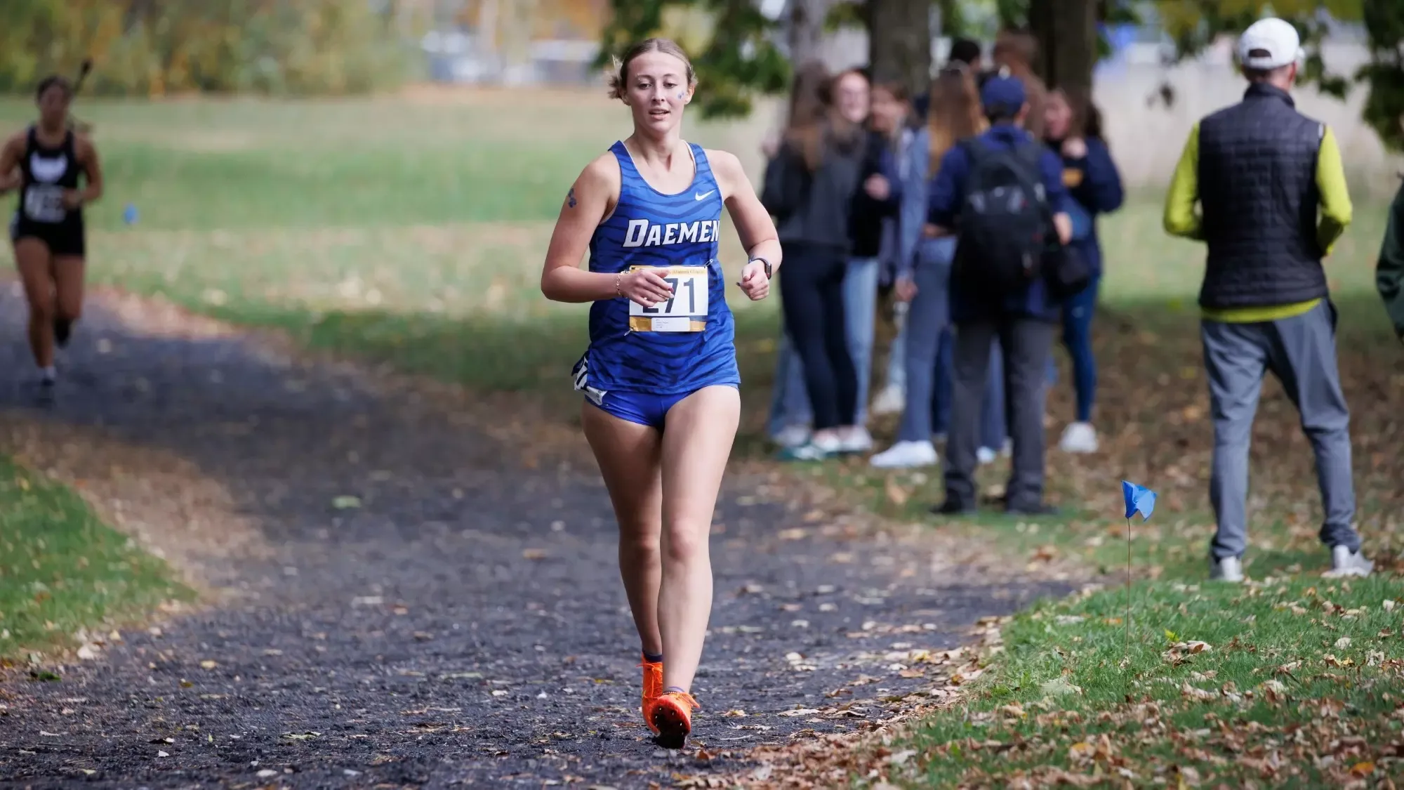 Teagan Jones runs for Daemen at the Canisius Alumni Classic