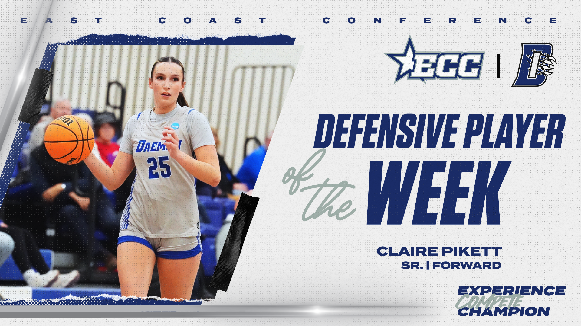 Claire Pikett ECC Defensive Player of the Week Dec 22