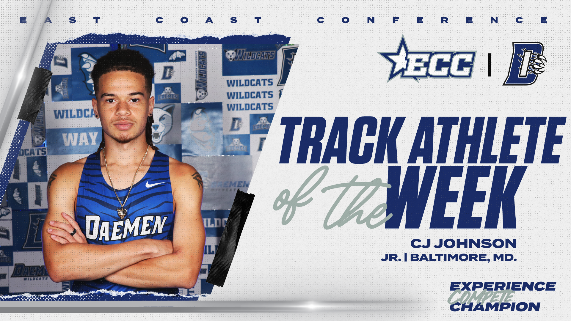 CJ Johnson track athlete of the Week Dec 9 2025