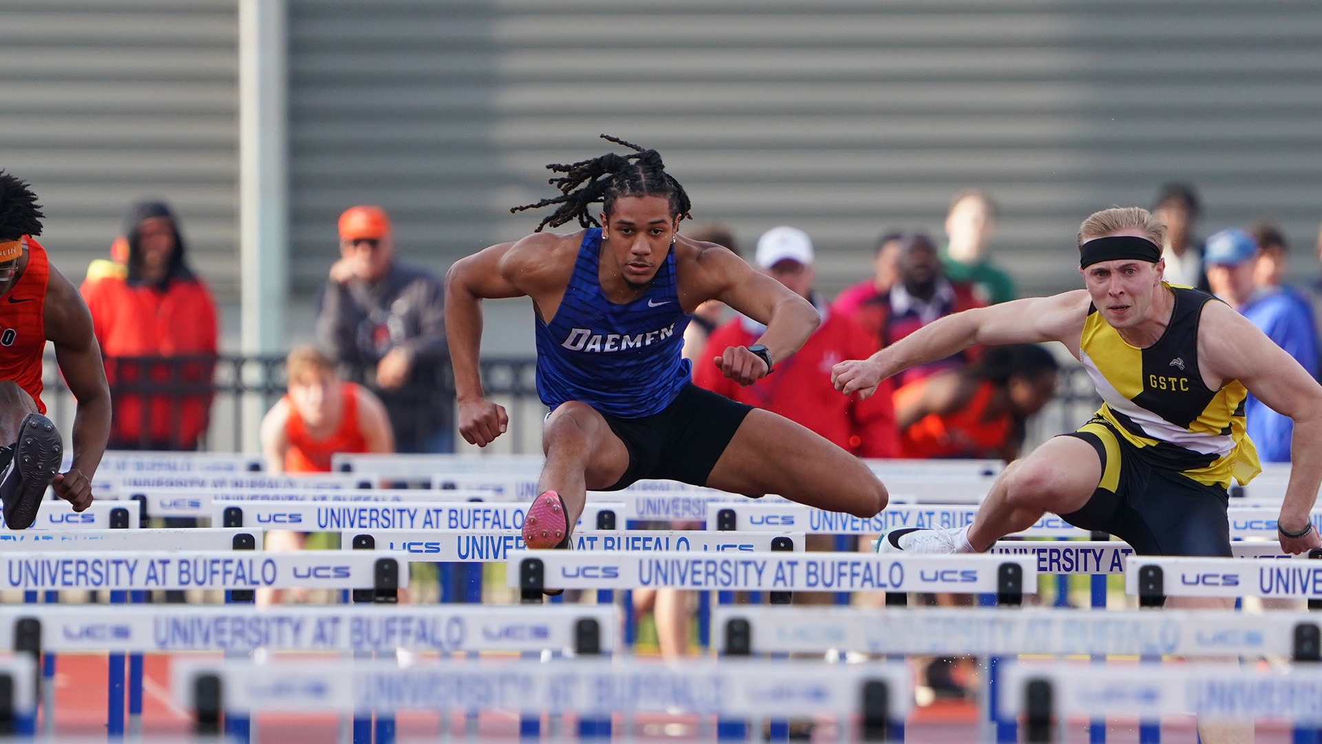 Adam Kamagate hurdles at UB