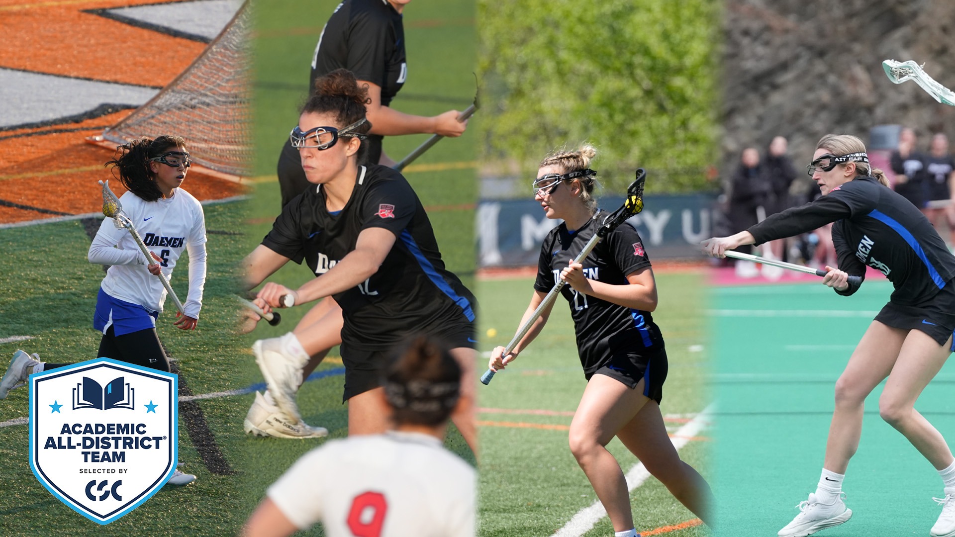 Women's Lacrosse 2025 CSC Academic All-District Graphic
