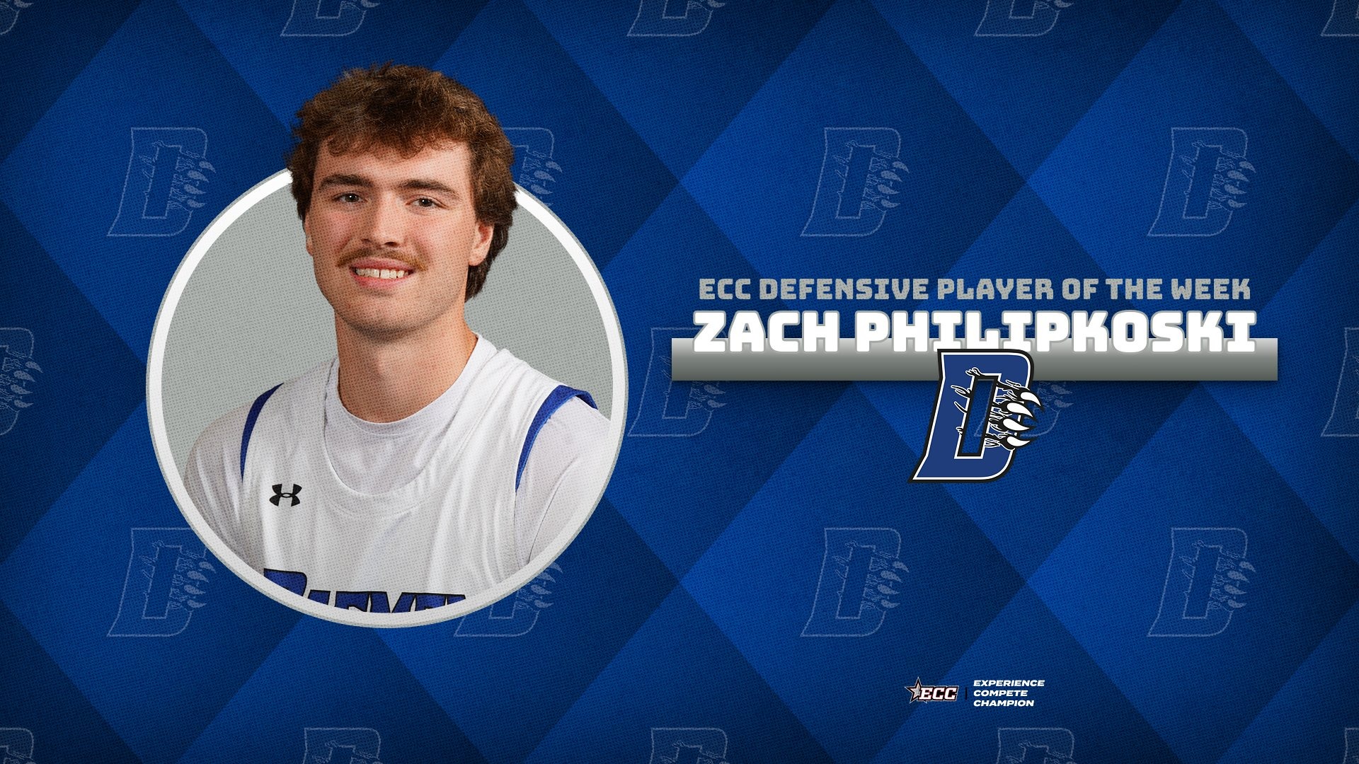 Zach Philipkoski ECC Defensive Player of the Week Jan 19 2026