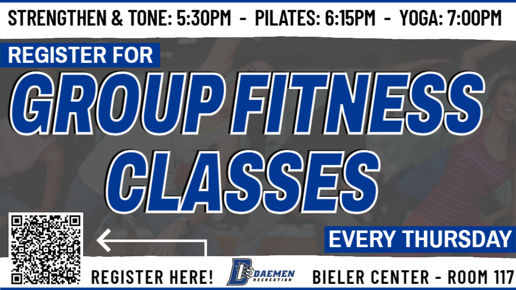 Group Fitness Classes Spring 2026