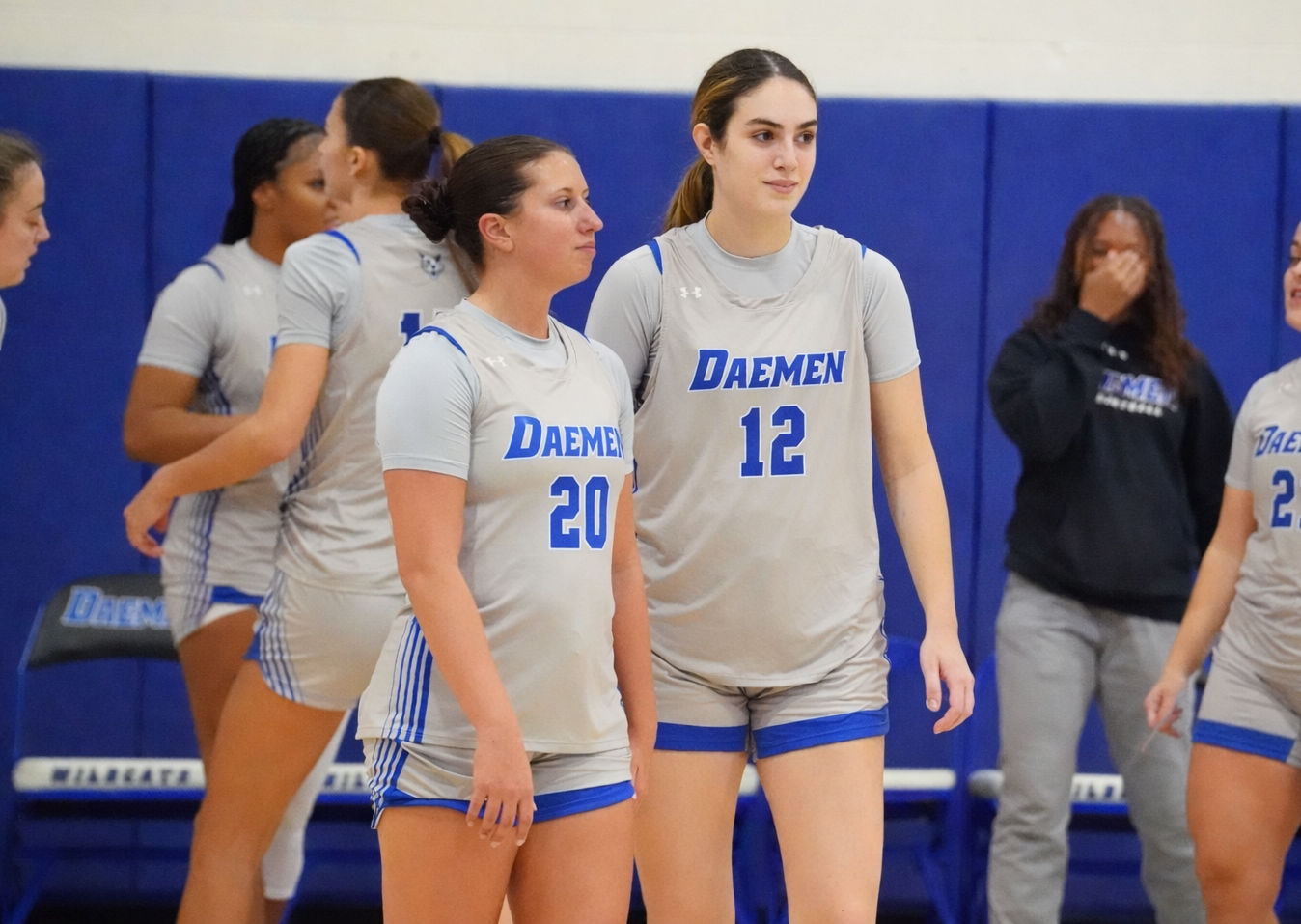 WBB Morgan White and Brianna Caliri