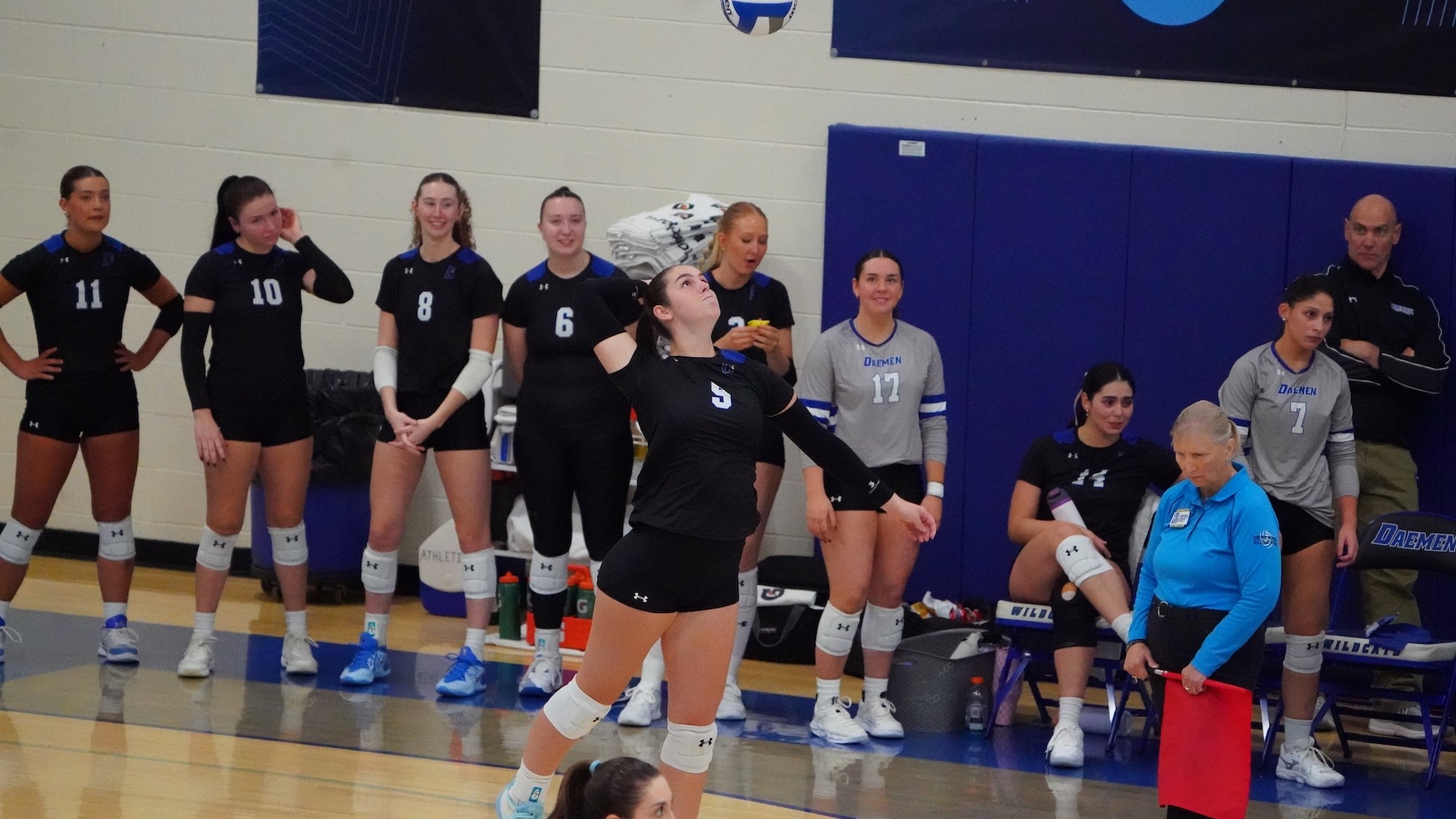 Vera Tops serves against Mercy