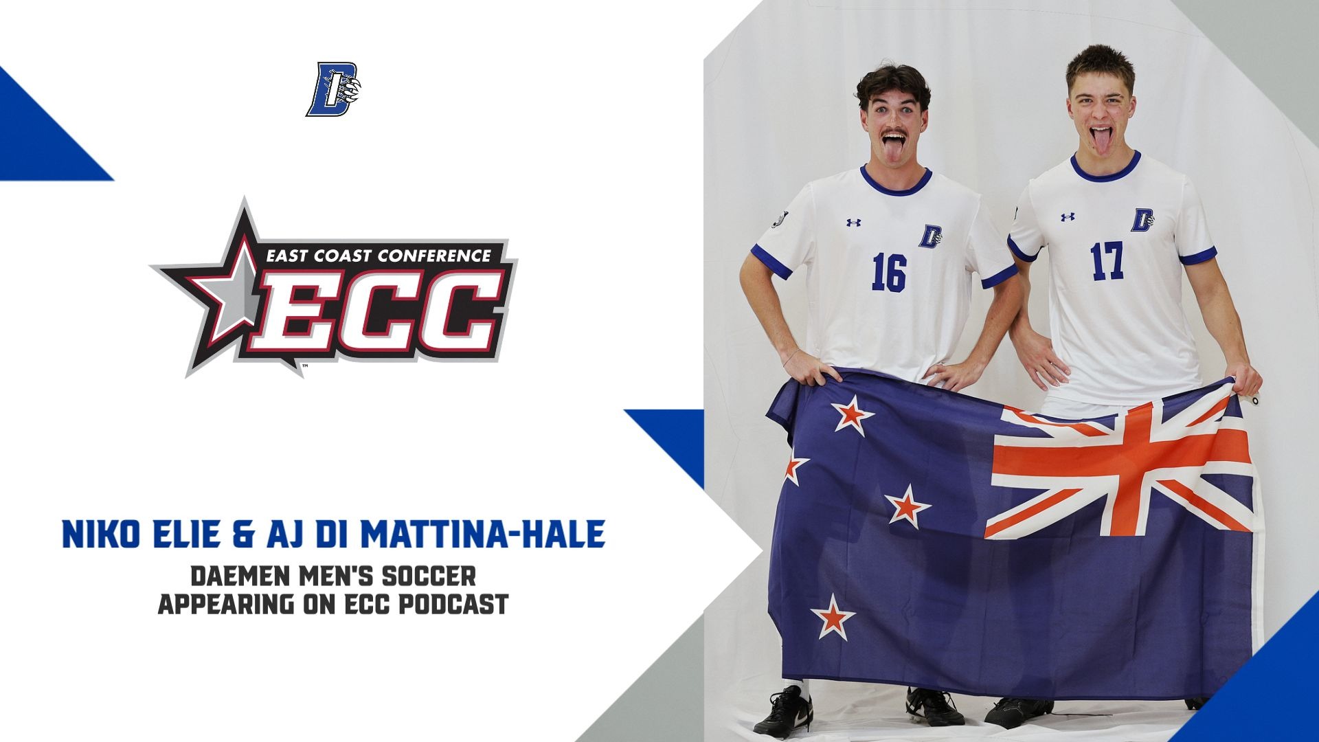 Niko Elie and Aj Di Mattina-Hale ECC Podcast Graphic