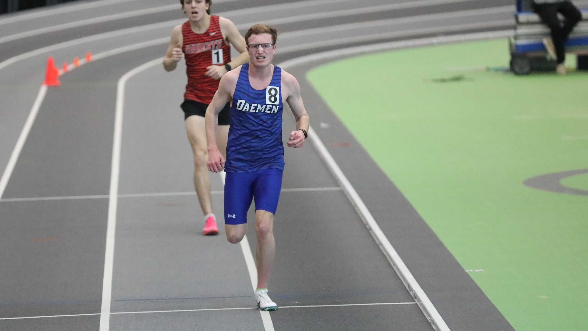 Ethan Keating runs at 2026 ECC Indoor Championships