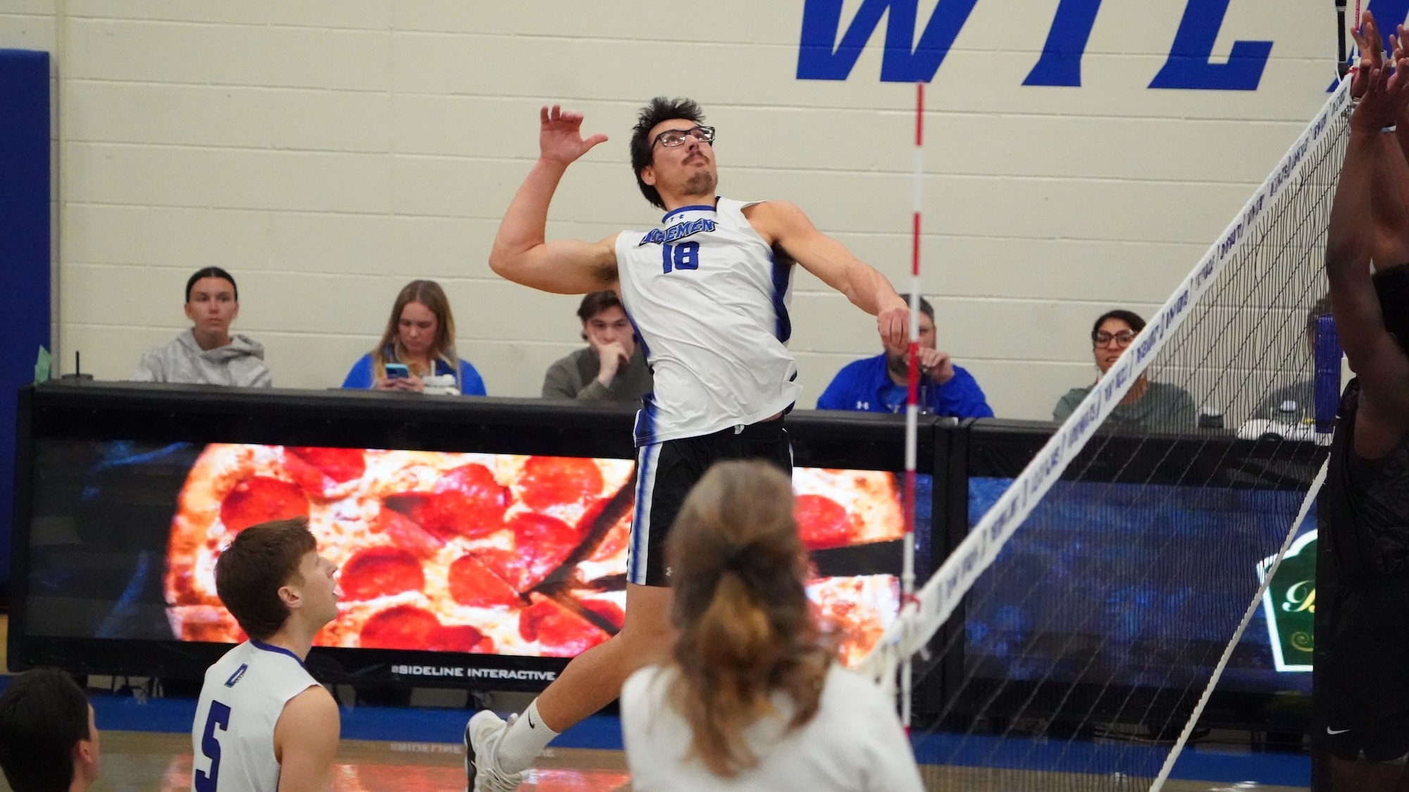 Billy Wieberg swings against Maryland Eastern Shore