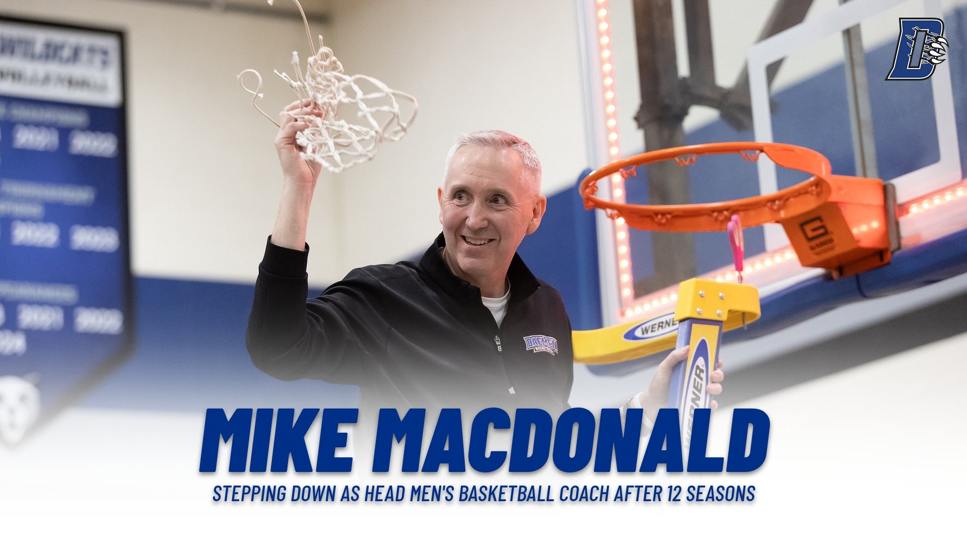 MacDonald stepping down as head coach
