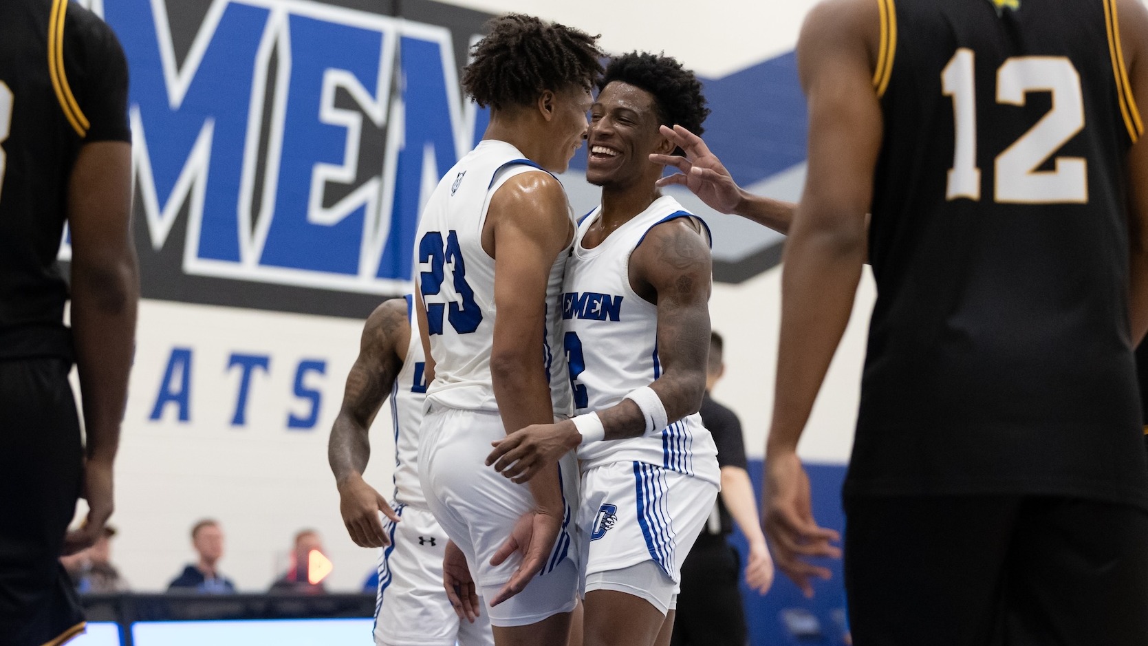 Ryan Heath and Justin Hemphill celebrate