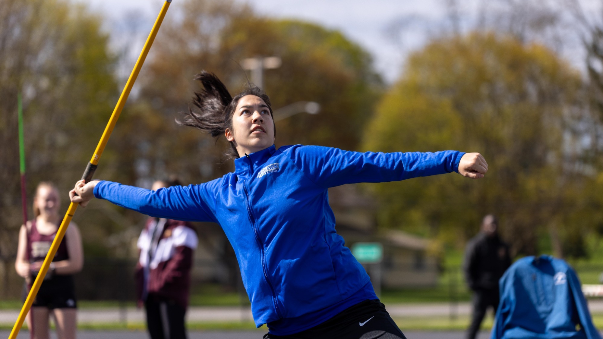  Brianne Repolio throws the javelin 