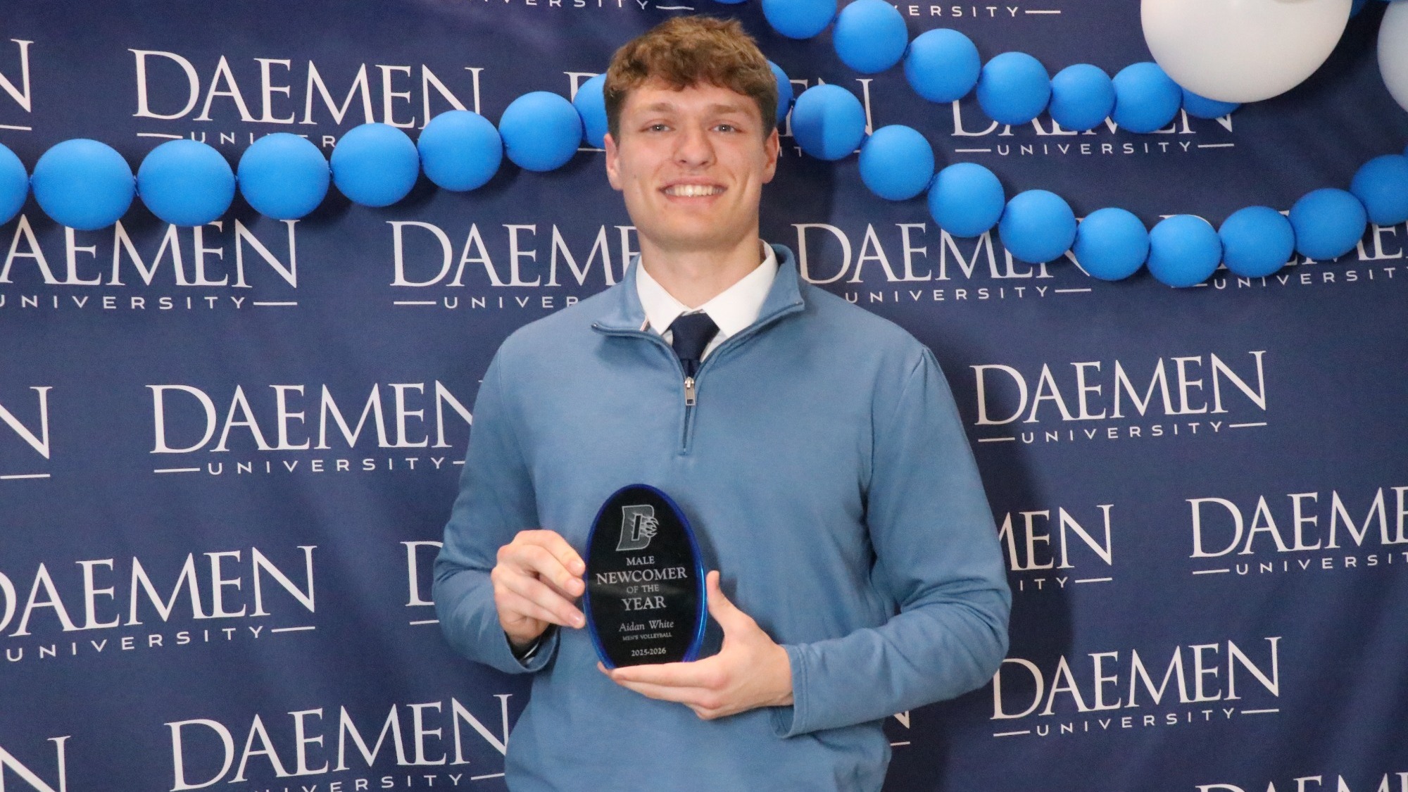 Aidan White named Male Newcomer of the Year
