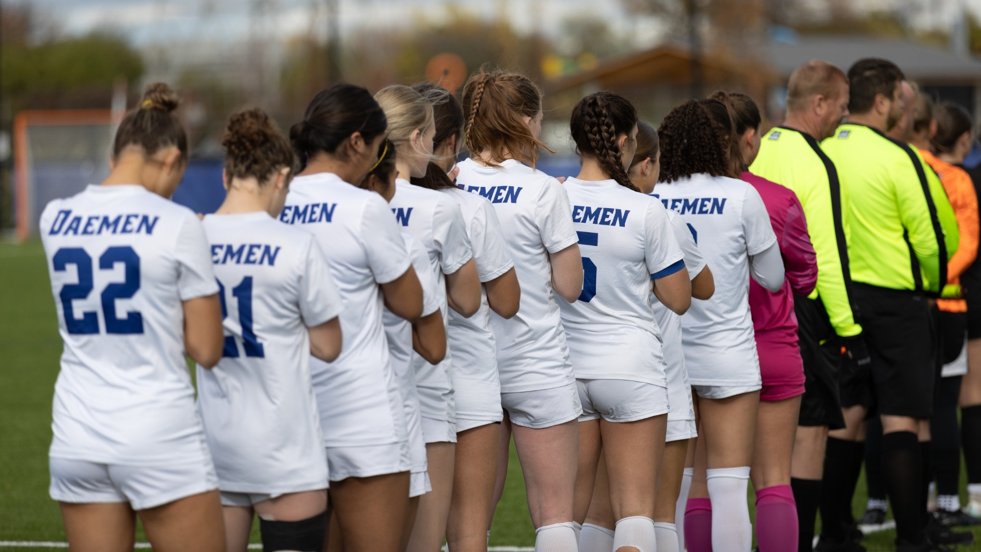 Women's soccer anthem lineup