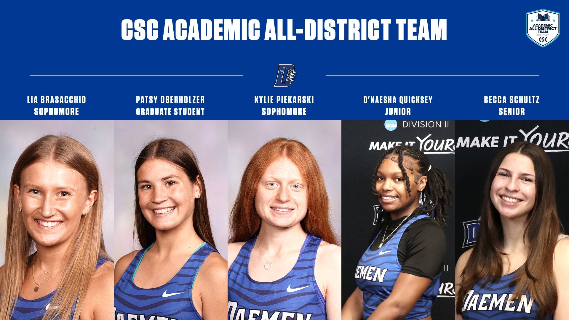 Women's track CSC Academic All-District
