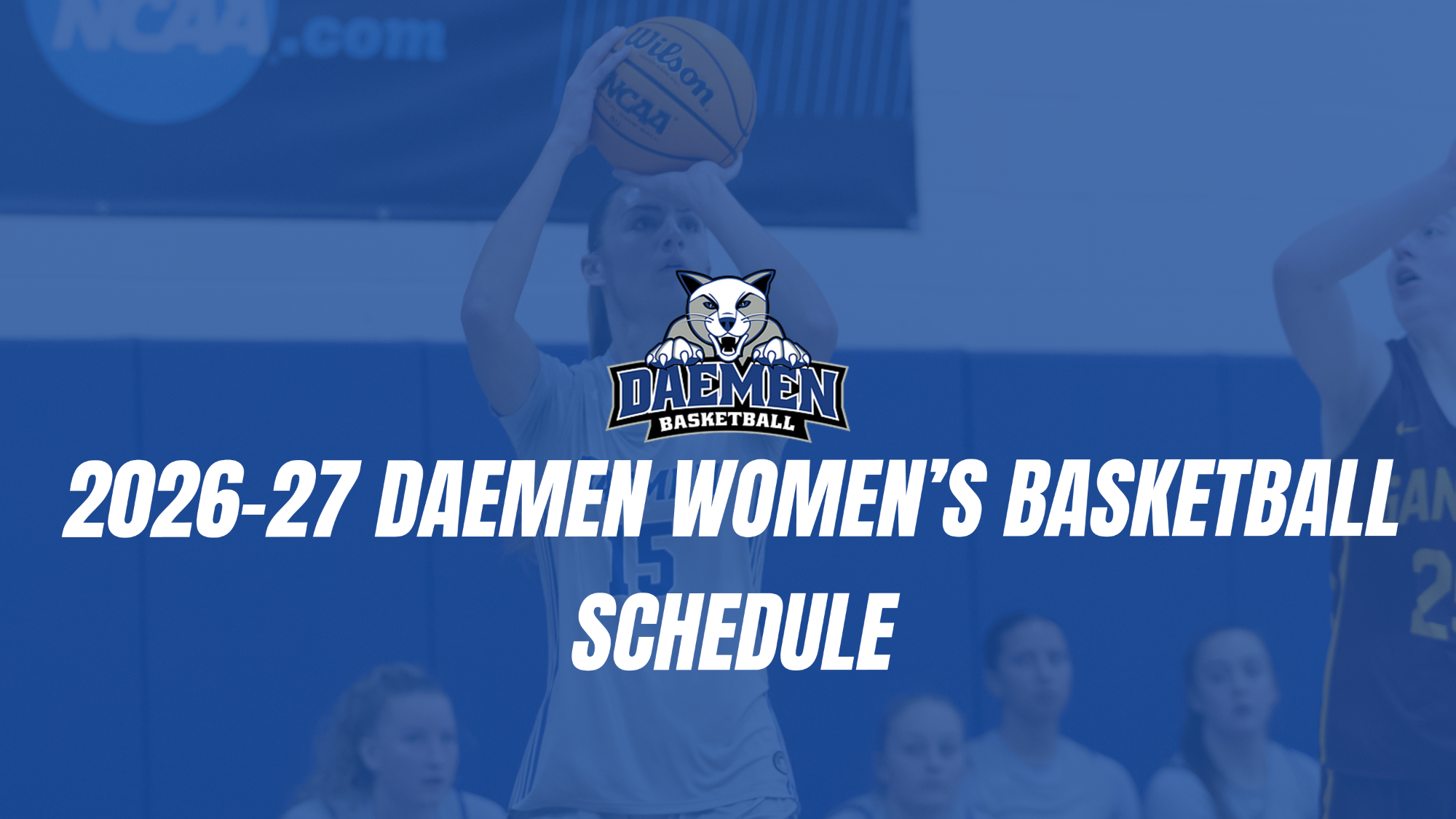 Women's basketball schedule release graphic 2026-27