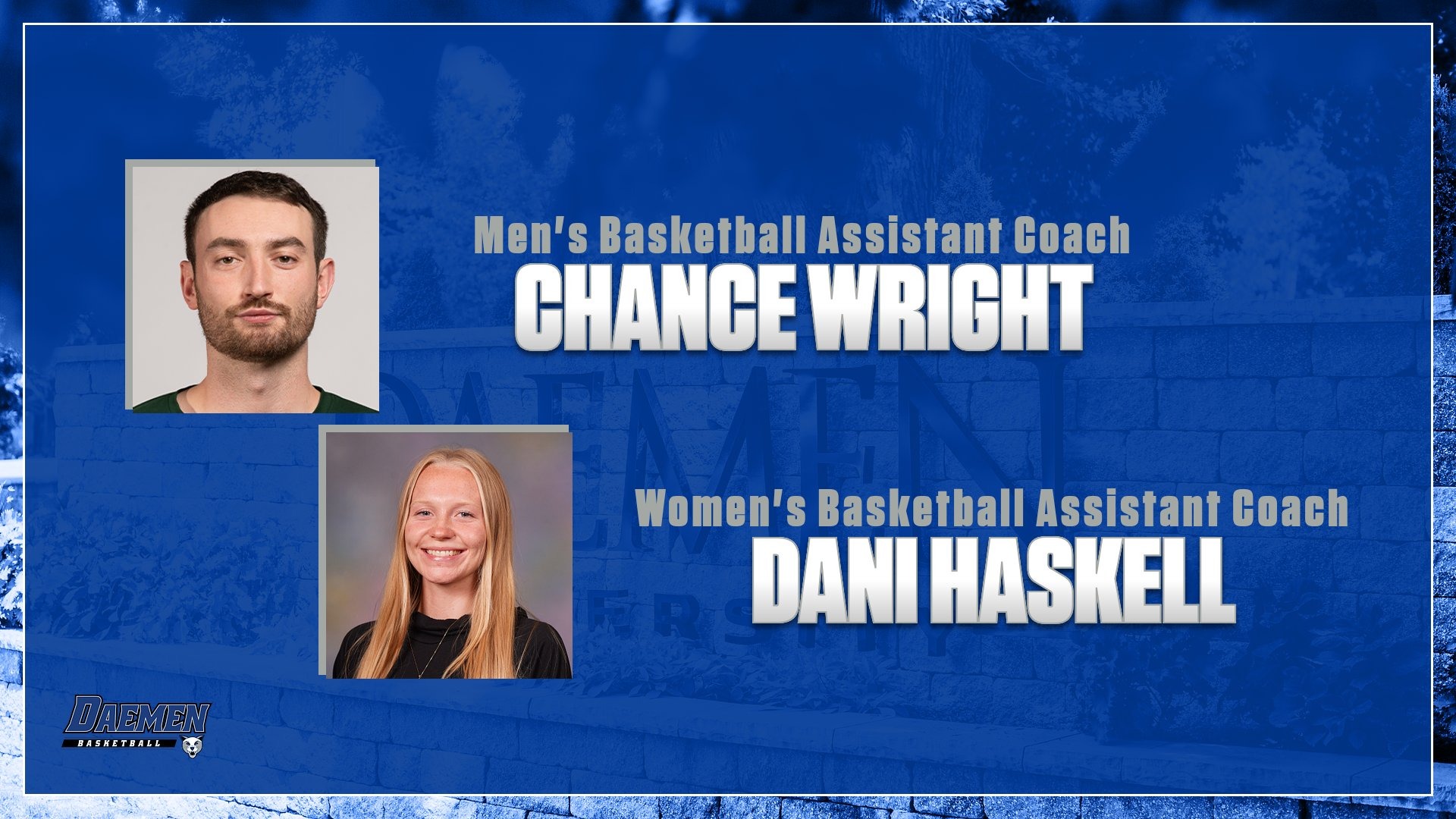 Wright and Haskell hired as basketball assistants