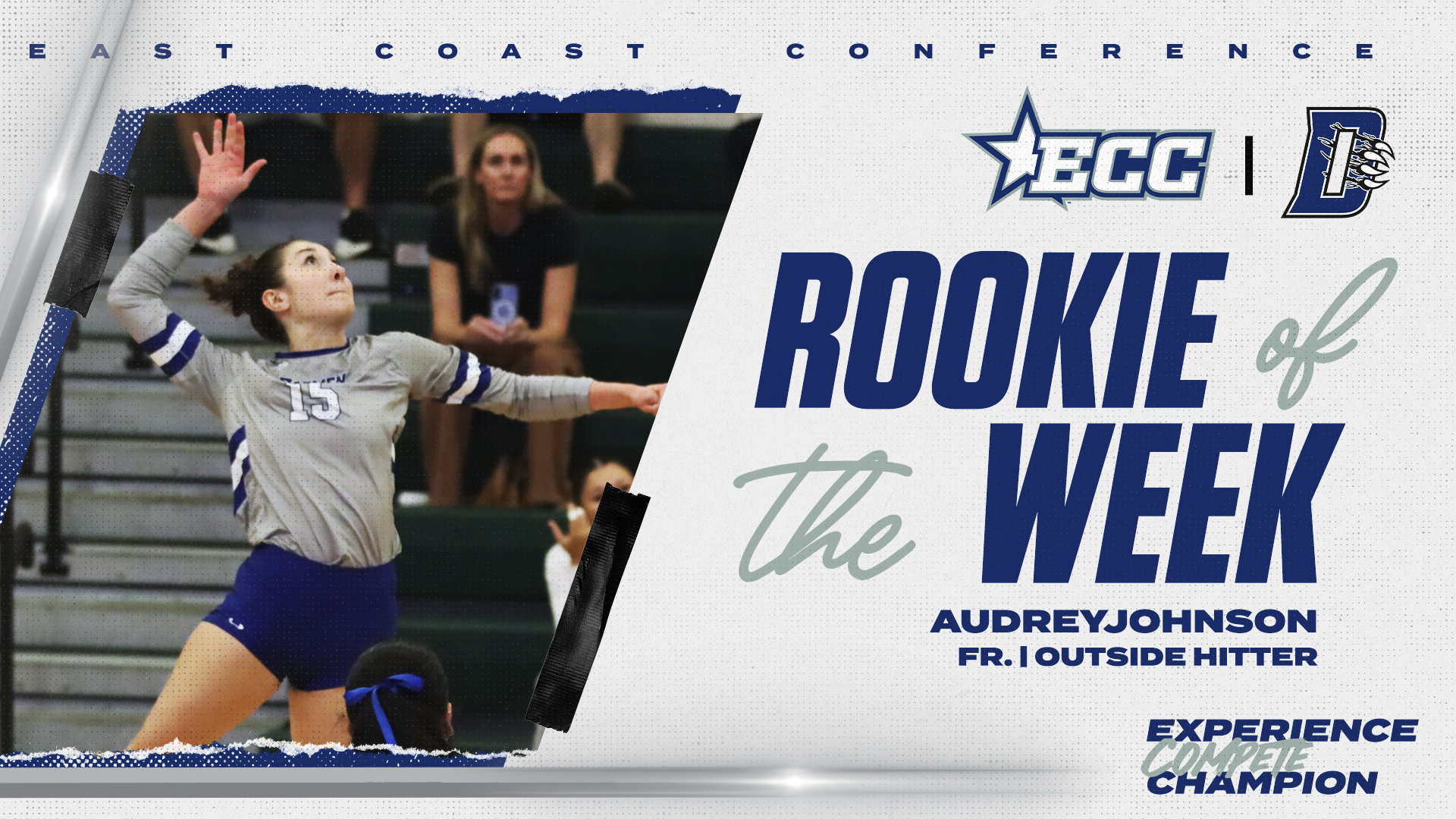 Audrey Johnson ECC rookie of the week