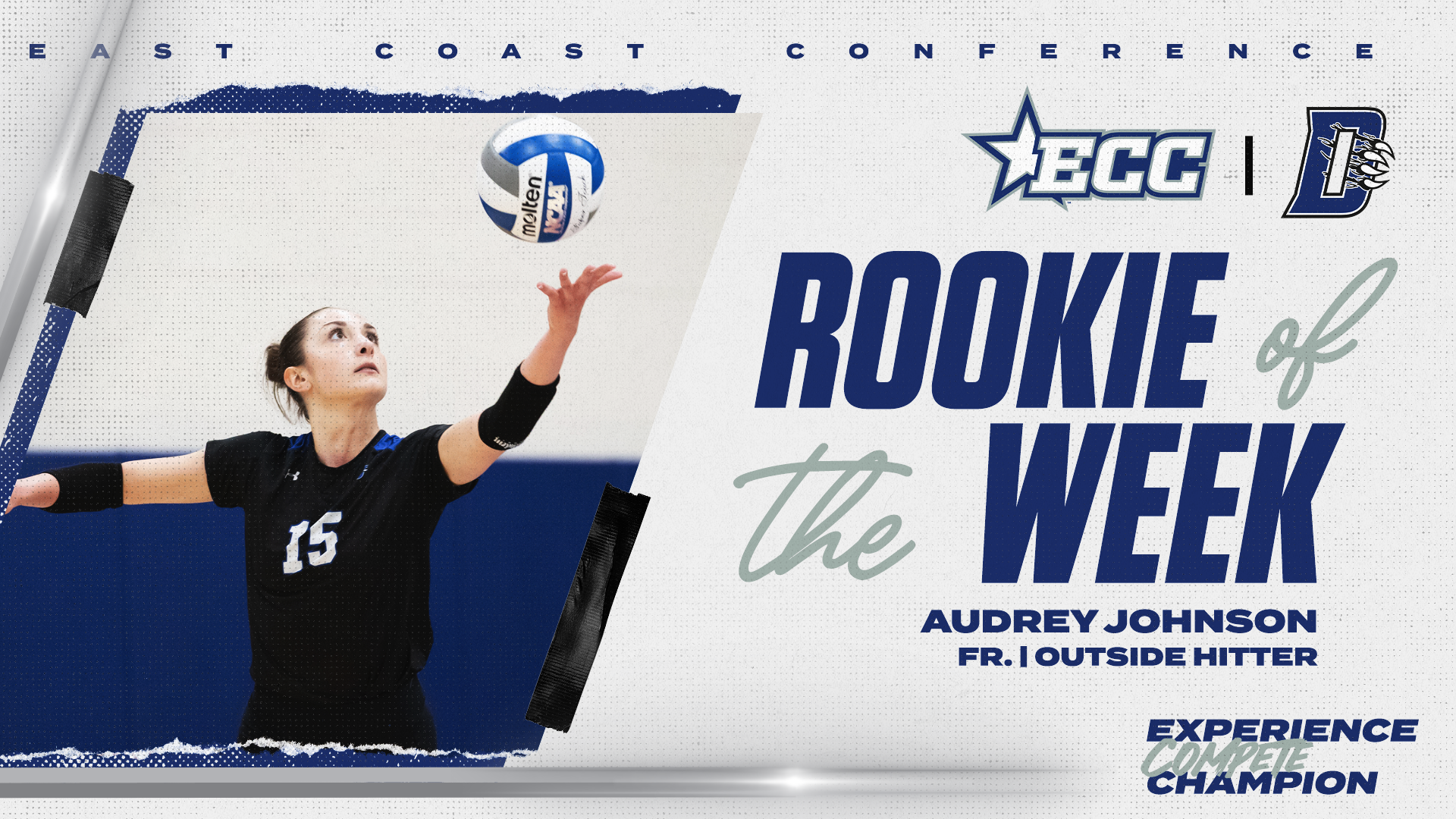 Audrey Johnson rookie of the week