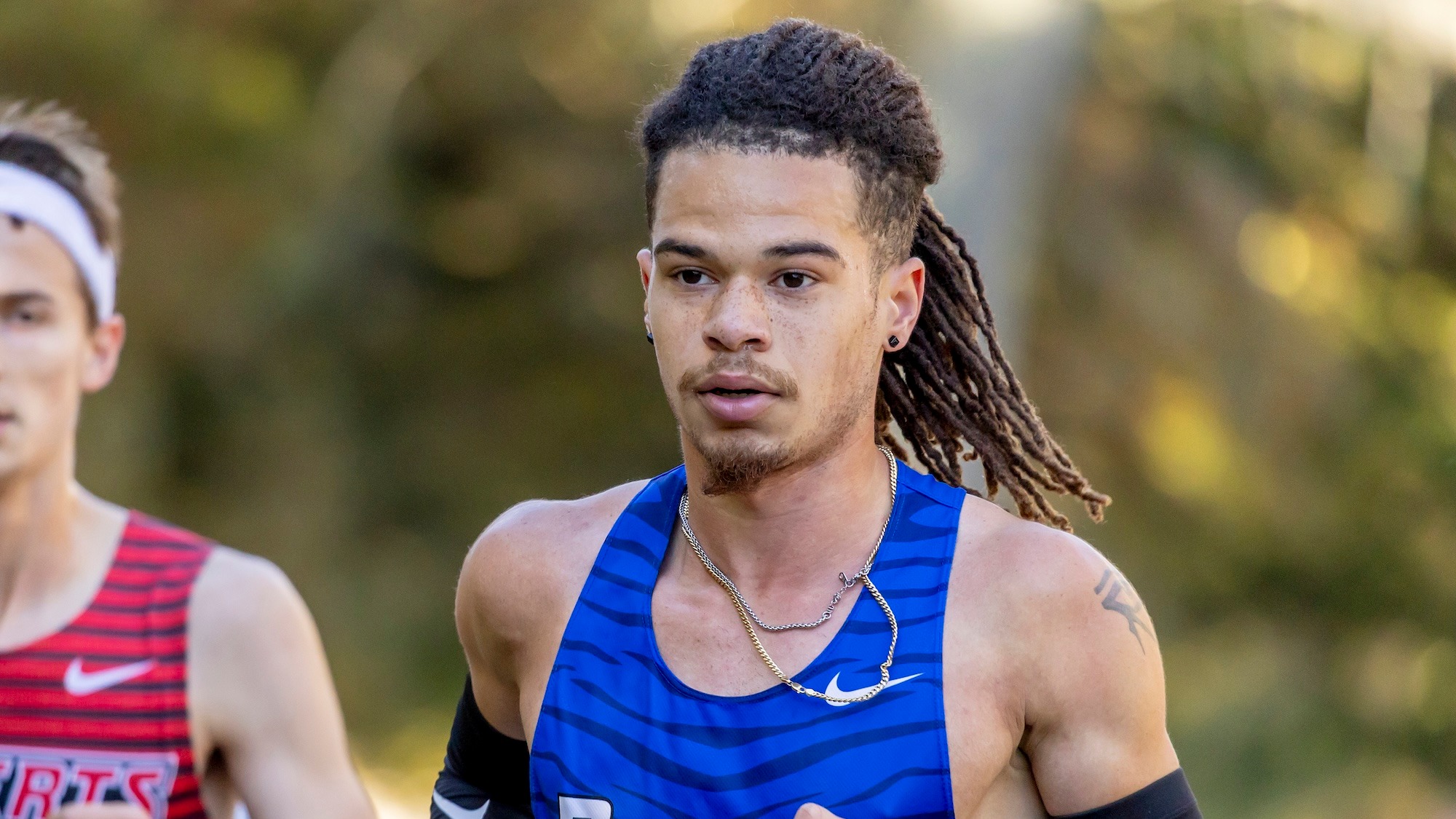 CJ Johnson close up at 2025 ECC Championships