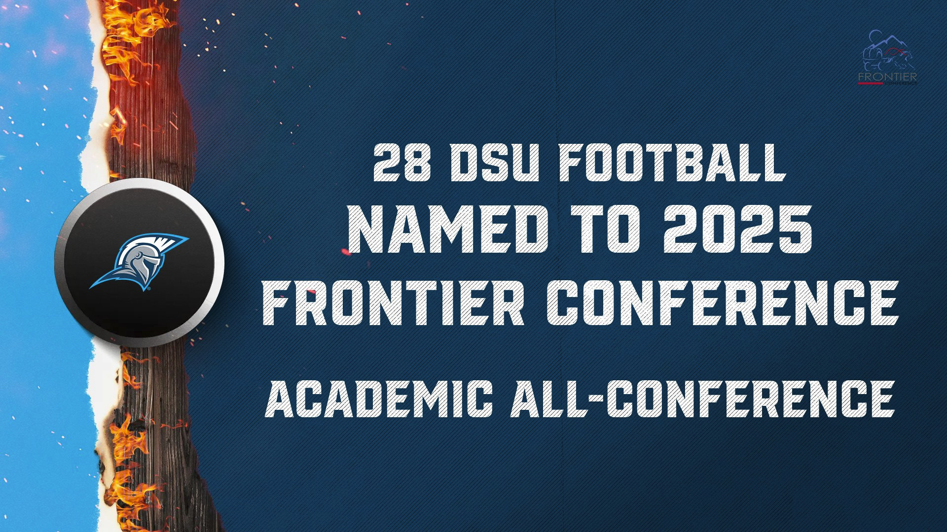 2025 Frontier Football Academic All-Conference - 11/19/25