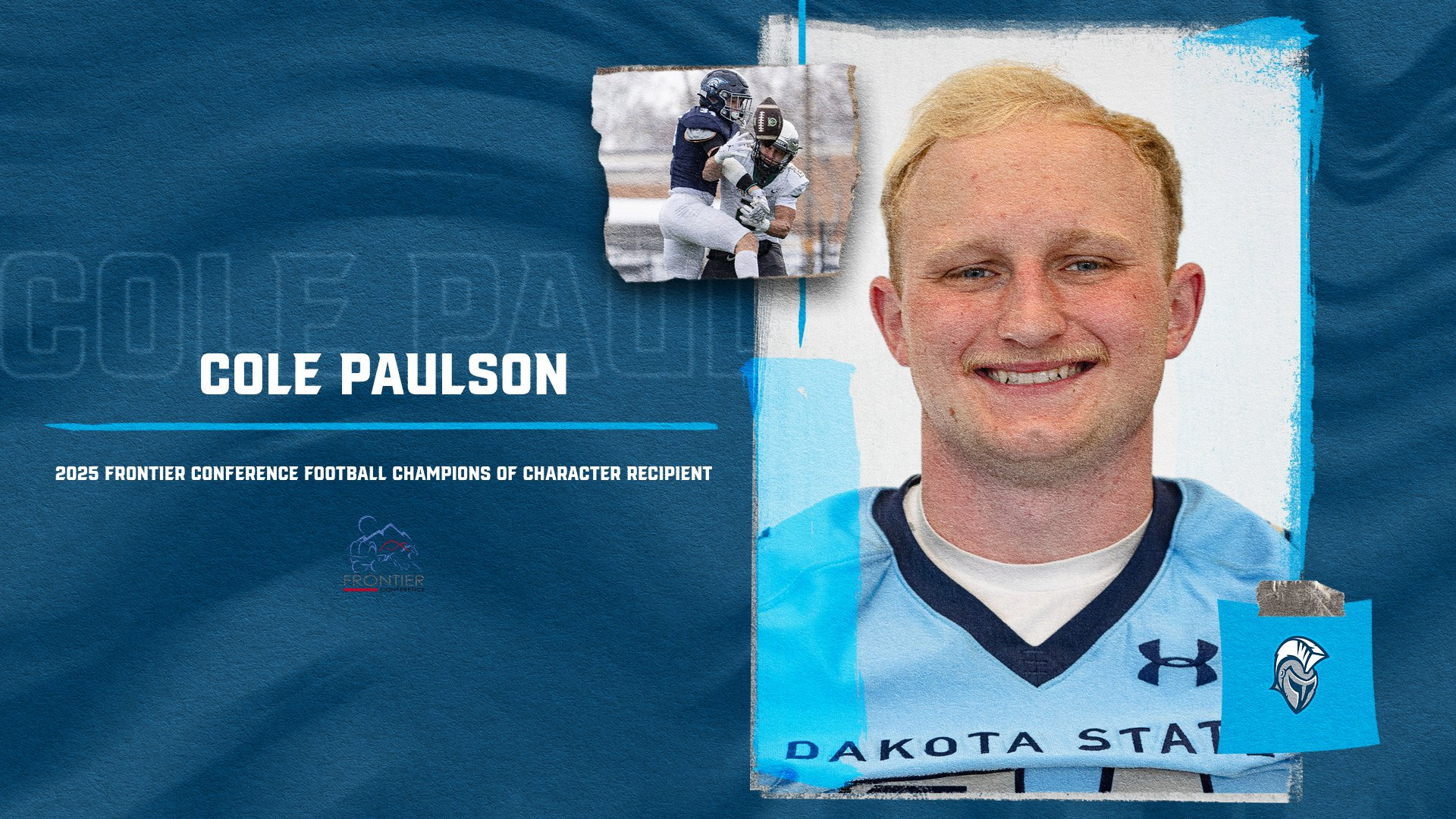 Cole Paulson - 2025 Frontier Conference Champions of Character - 11/25/25