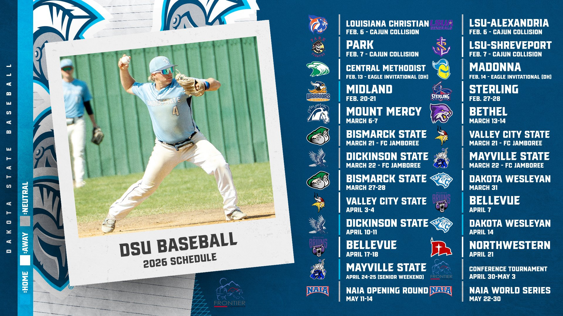 2026 Trojan Baseball Schedule