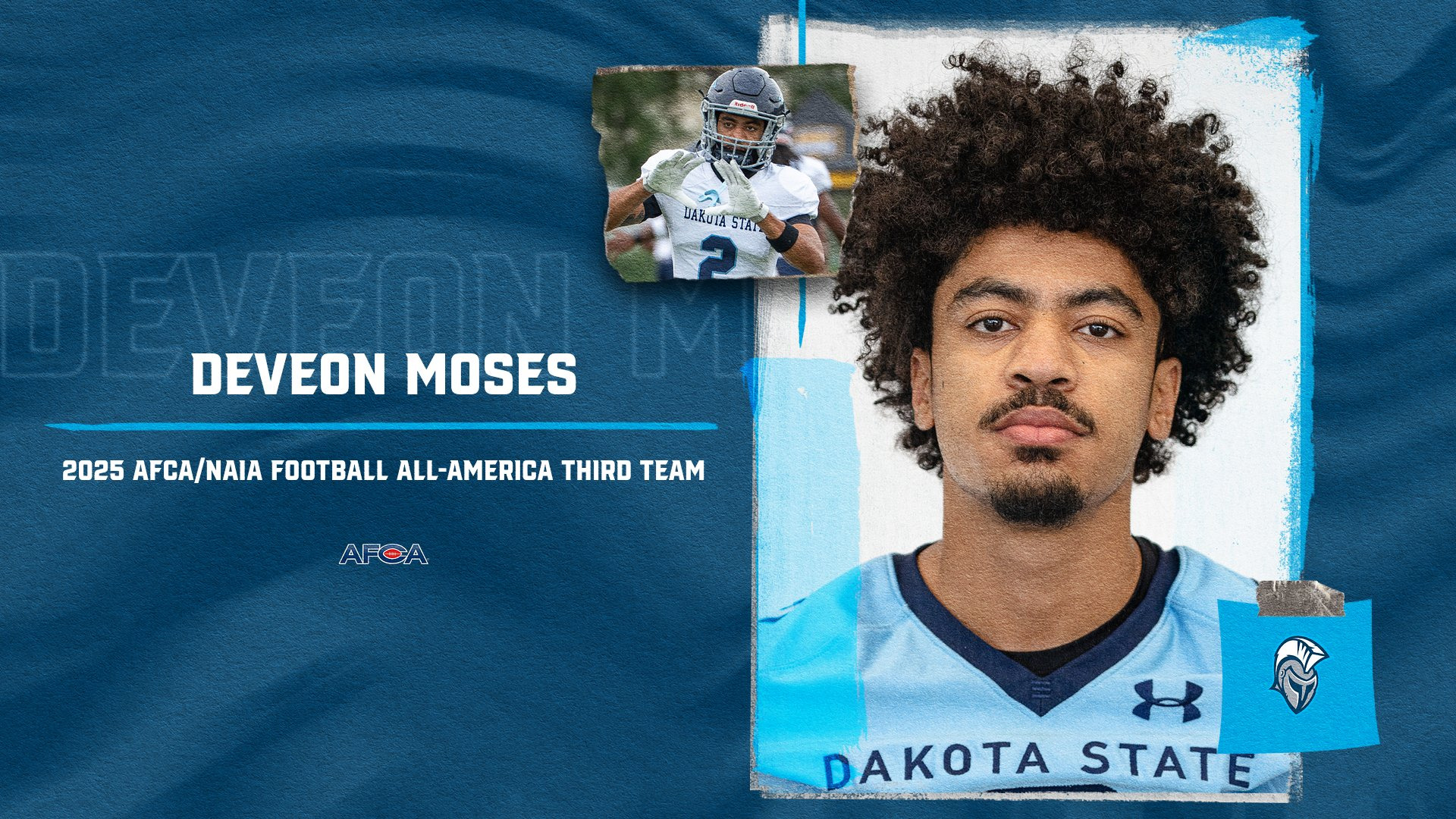 Deveon Moses - AFCA/NAIA Football All-America 3rd Team - 12/11/25
