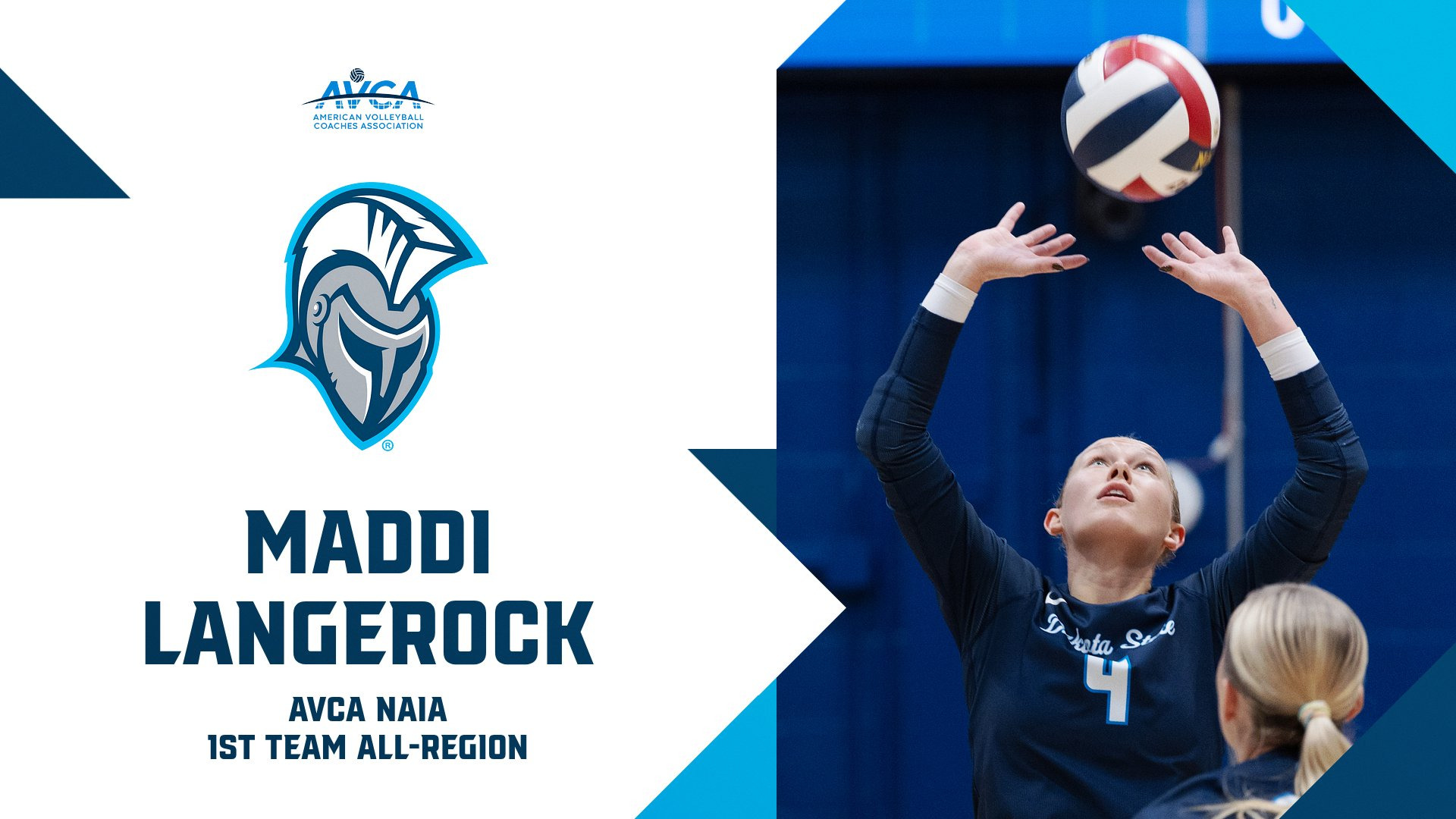 Maddi Langerock - AVCA/NAIA All-Region 1st Team - 12/5/25