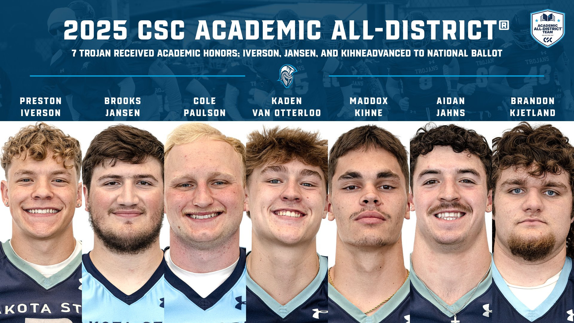 2025-26 CSC Football All-District Team - 1/6/26