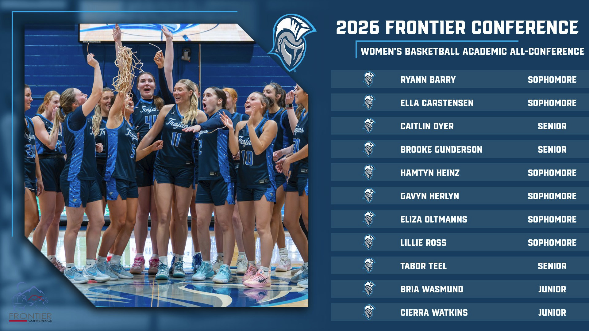 2026 Frontier Conference WBK Academic All-Conference - 3/4/26