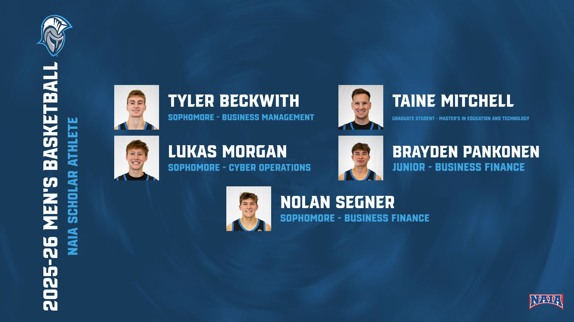 2025 NAIA MBK Scholar Athletes - 3/5/26