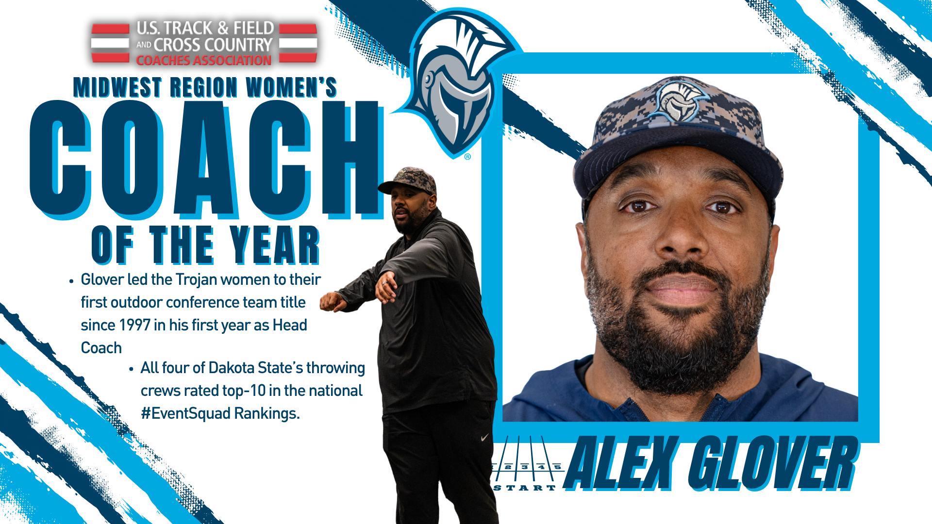 Head Coach Alex Glover - 2026 USTFCCCA Women's Coach of the Year - Midwest Region - 5/16/26
