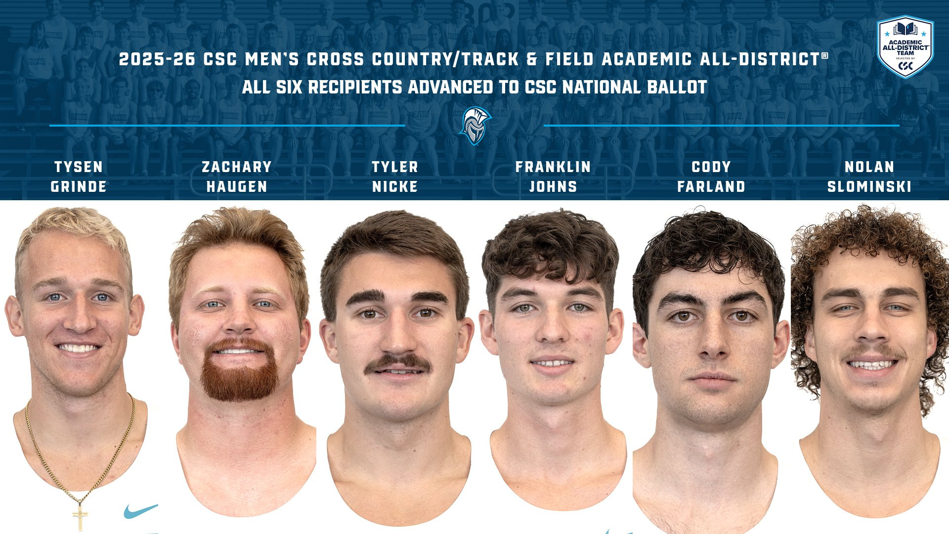 2025-26 CSC Men's XC/Track & Field All-District - 6/23/26