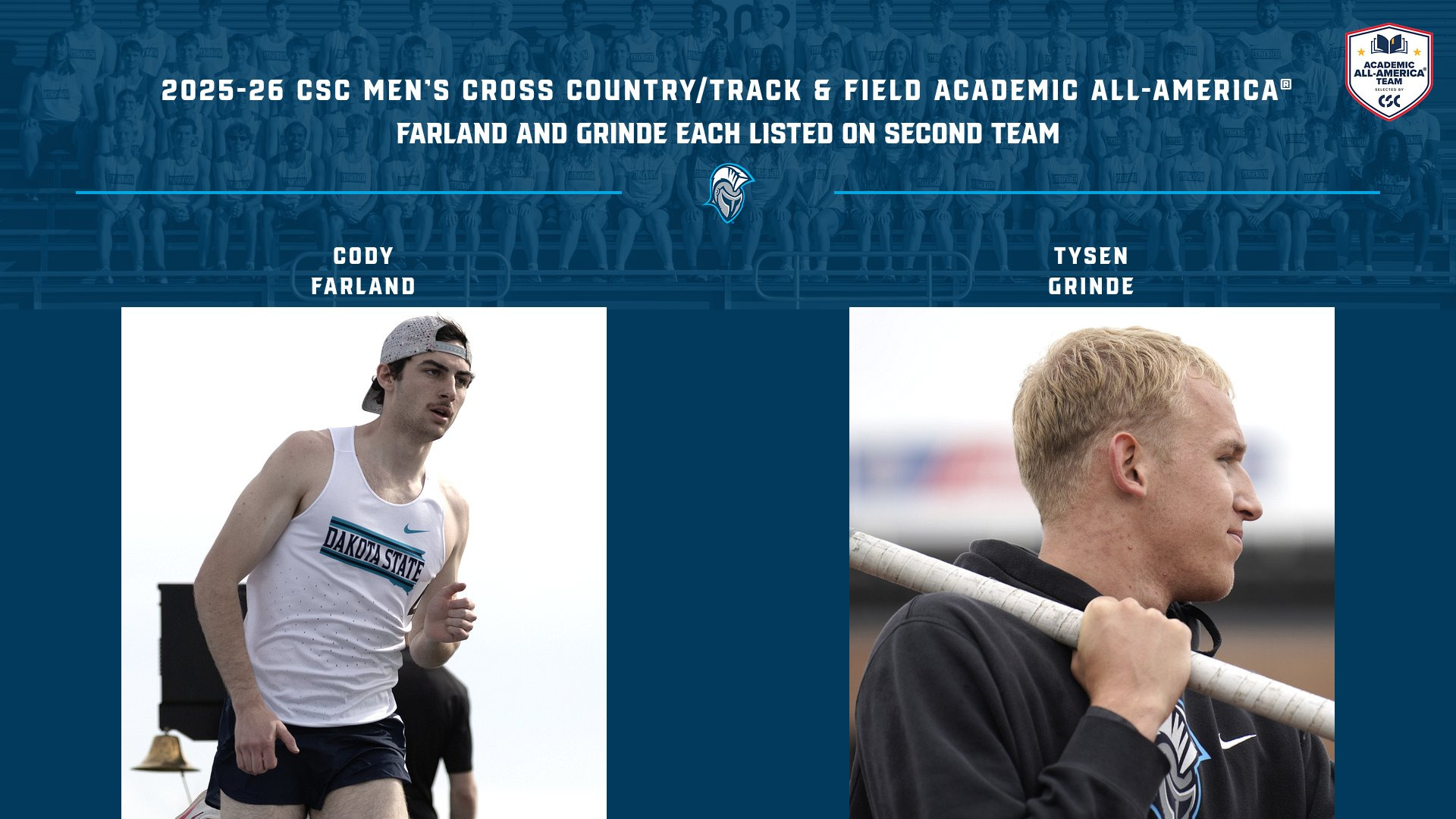 Farland and Grinde earn CSC All-America Second Team - 7/14/26