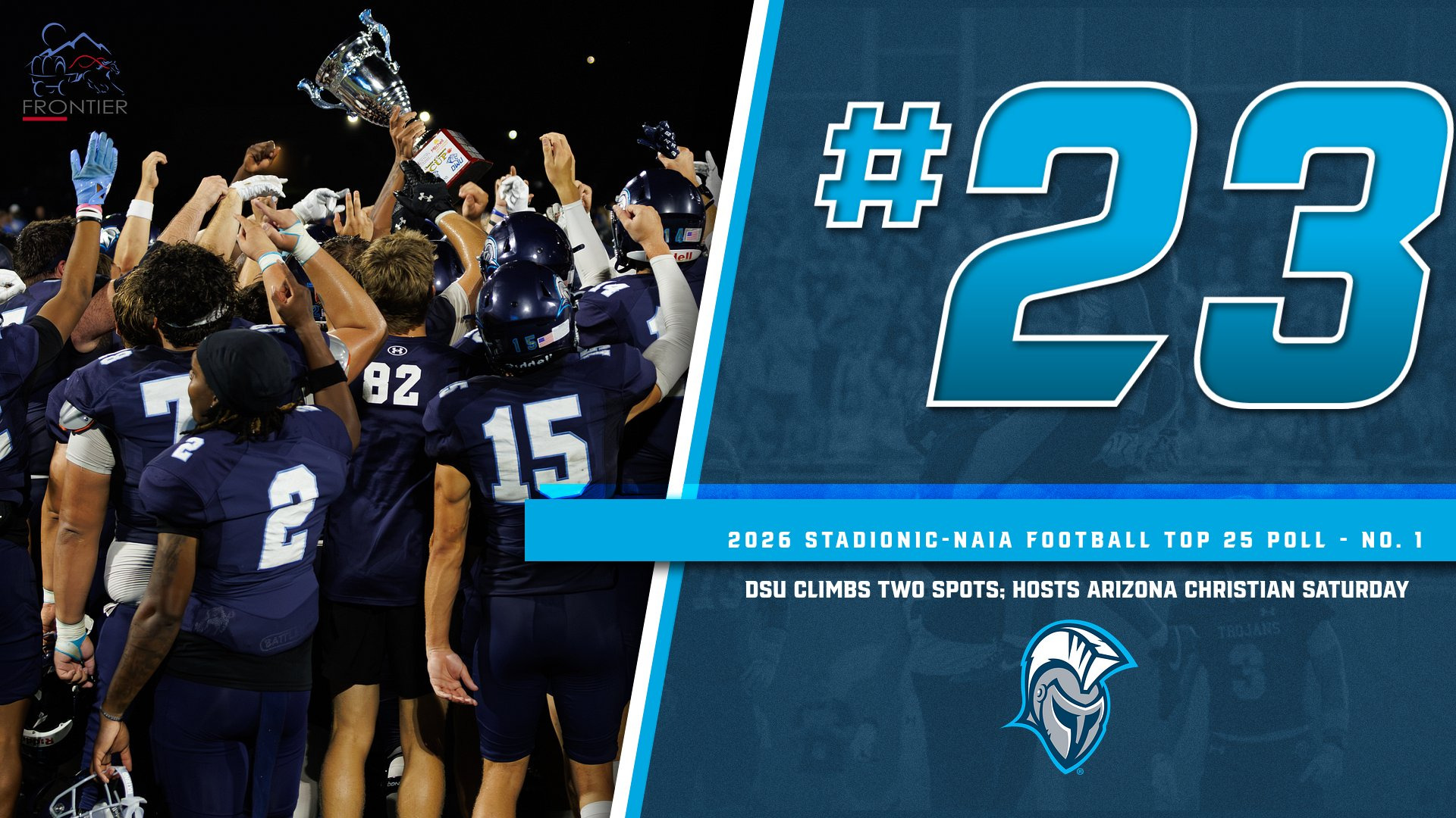 DSU in NAIA Football Top 25 - Sept. 14, 2026